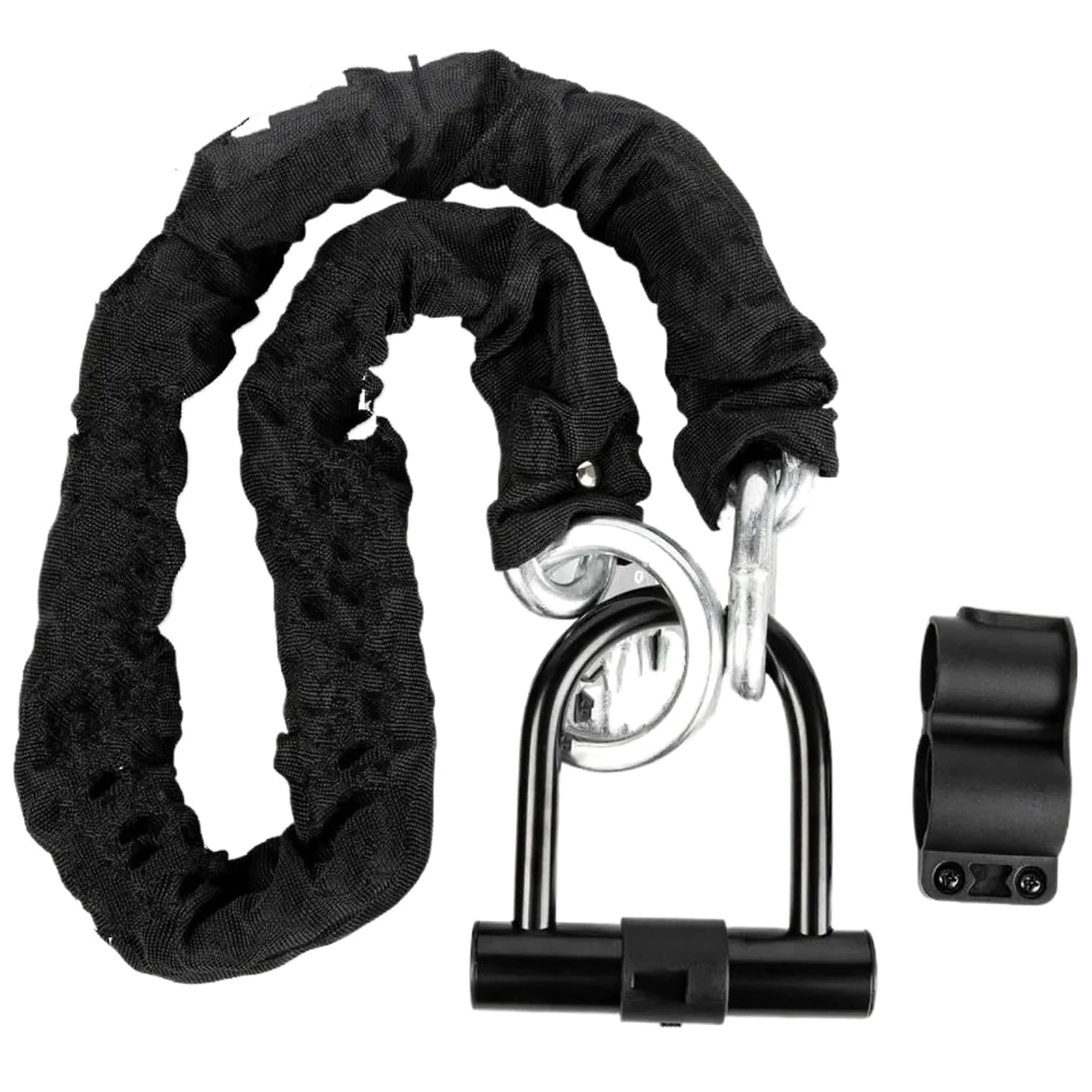 Candado Disco Candado de Cadena para Motocicleta de Alta Resistencia con 2 Llaves diseñadas para el Bloqueo Seguro de Bicicletas, Motos y ciclomotores