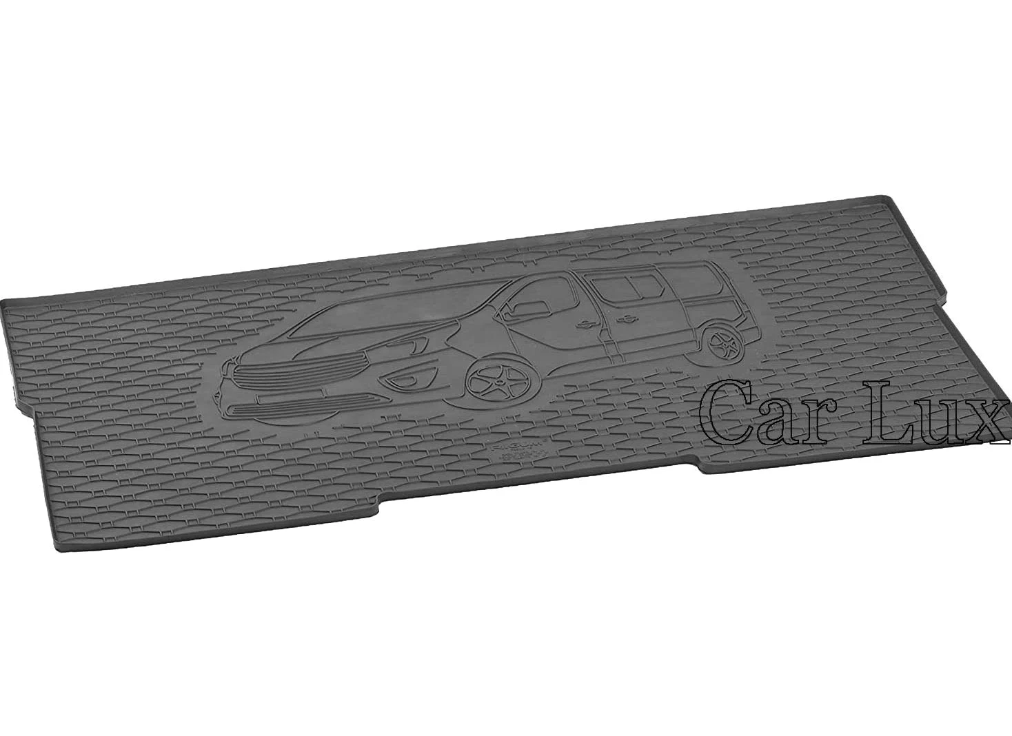 Car Lux AR05781 - Alfombra protector maletero + Alfombras alfombrillas de goma a medida para Renault Trafic L1 desde 2014-