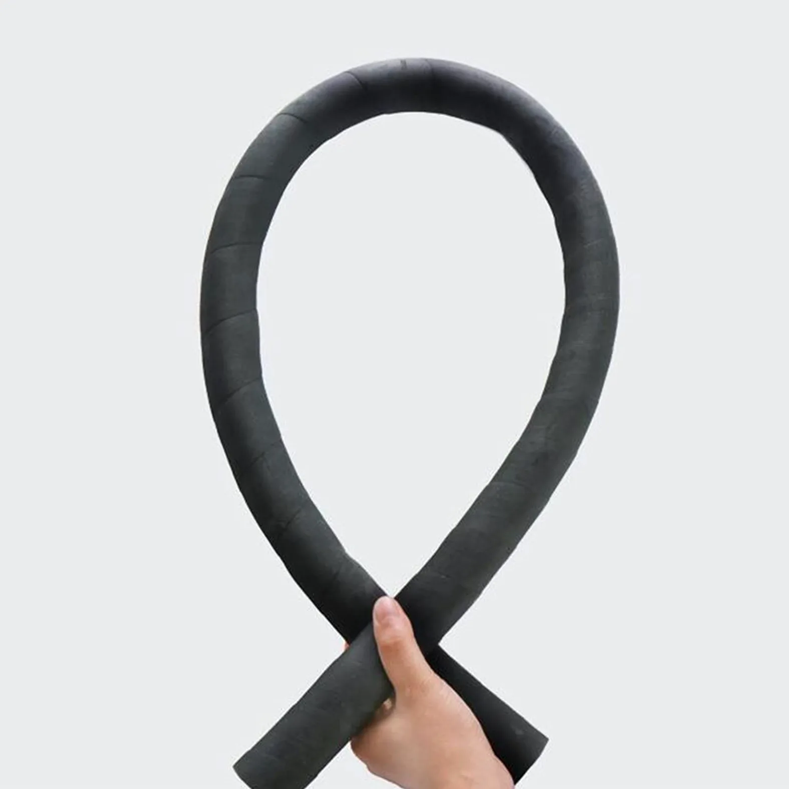Cqinju-Tubo Flexible de PVC 1M de alta presión del tubo de agua del tubo de 16 mm de goma de alta temperatura resistente al vacío motocicleta del coche camión de Van Fuel Oil Tubería Manguera Negro, A