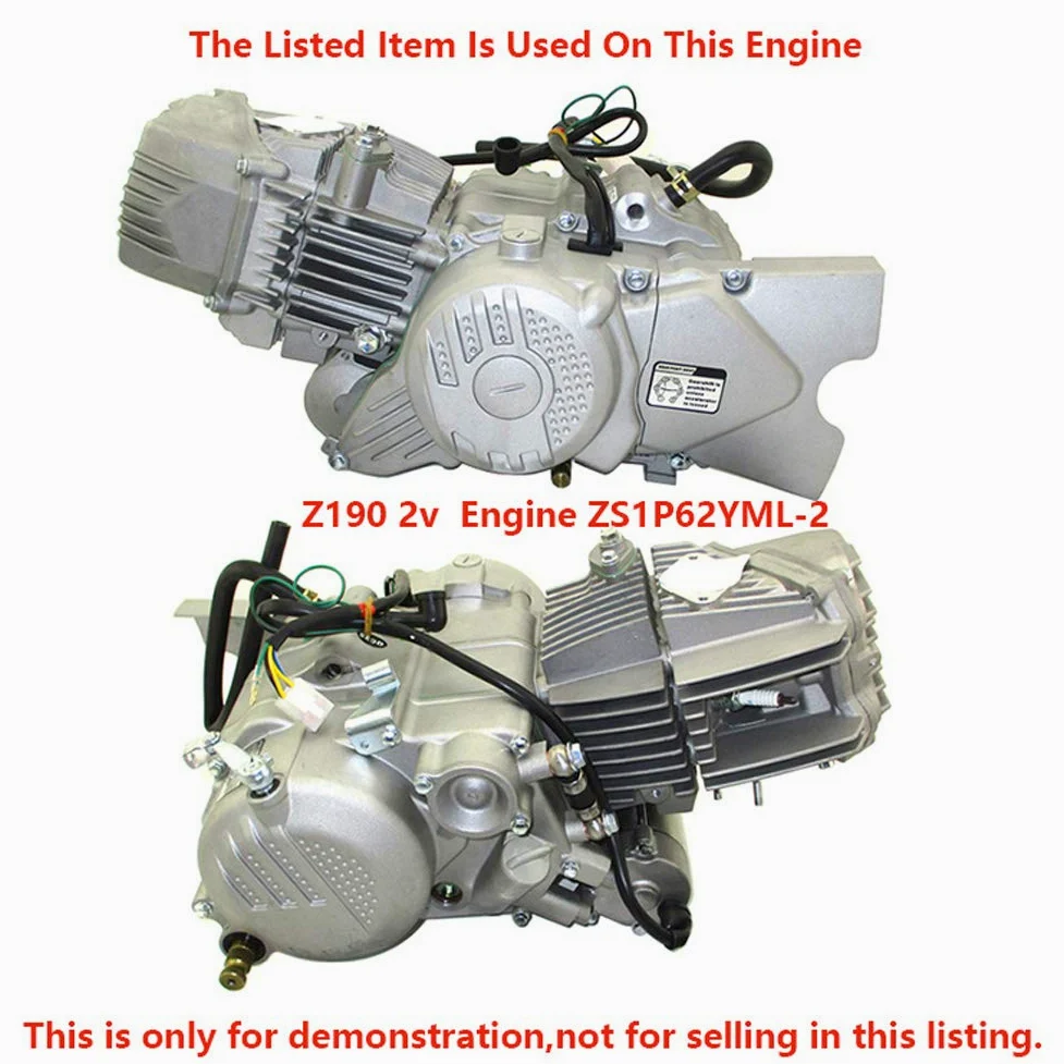 Eje de leva para motor de motocicleta Pit Dirt Bike Z190 Zongshen 190 cc árbol de levas ZS1P62YML-2