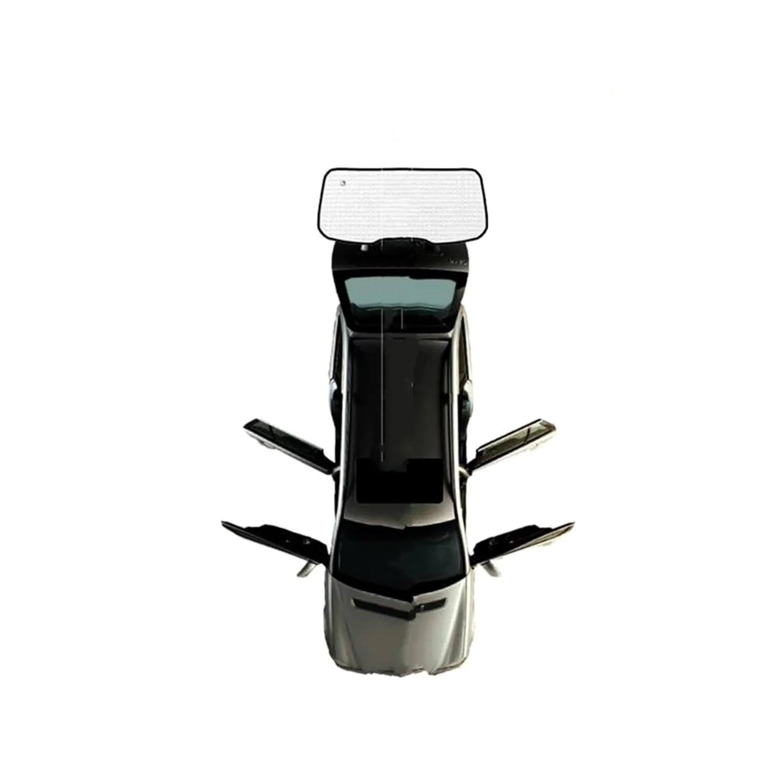 Parasol Lateral para Jeep para Grand para Cherokee WK2 2011-2022 Parasol Parabrisas Ventana Reflector UV Visera Accesorios Automóvil Parasol Coche (Color : Rear Windshield)