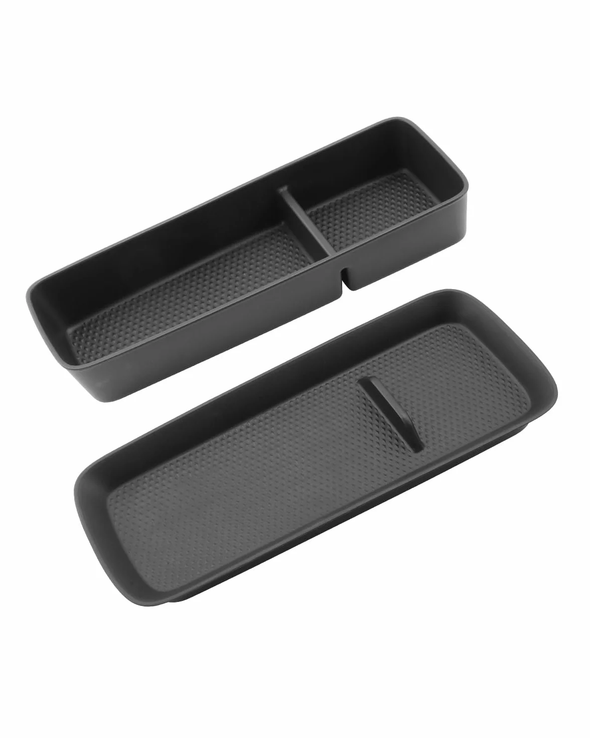 YEE PIN Para BYD Dolphin Surf/Seagull 2025 2026 2027 consola central caja de almacenamiento guantera doble capa extraíble Dolphin Surf/Seagull reposabrazos central organizador accesorios [2 unidades]