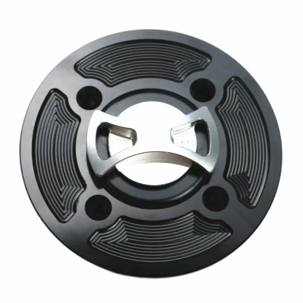 Moto Tapón Depósito Combustible Tapa de Tanque de Combustible con Forma de Pajarita CNC para Motocicleta para Du&Cati para Panigale V4 2018-2021