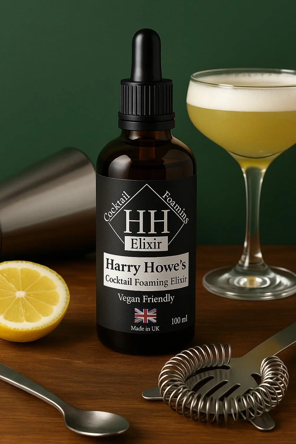 Harry Howe Elixir espumoso de cóctel