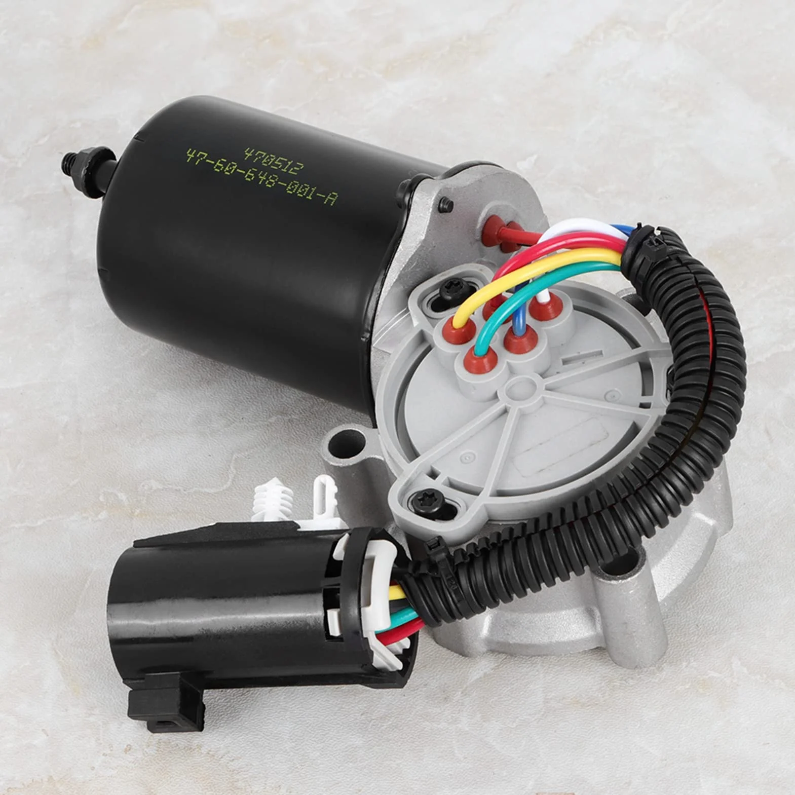 Motor de cambio de carcasa de transferencia, caja de transferencia de motor de engranaje, caja de transferencia Actuador de motor de cambio de aluminio para transmisión