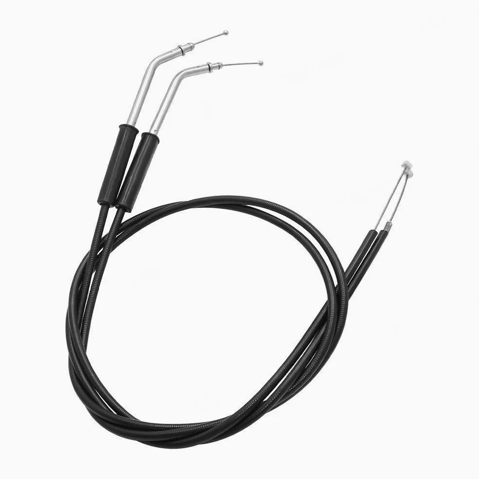 Cables de acero tejidos para motocicleta, funda cables acelerador Para Sportster XL1200 883 Para Dyna Para Road King Para Electra Glide