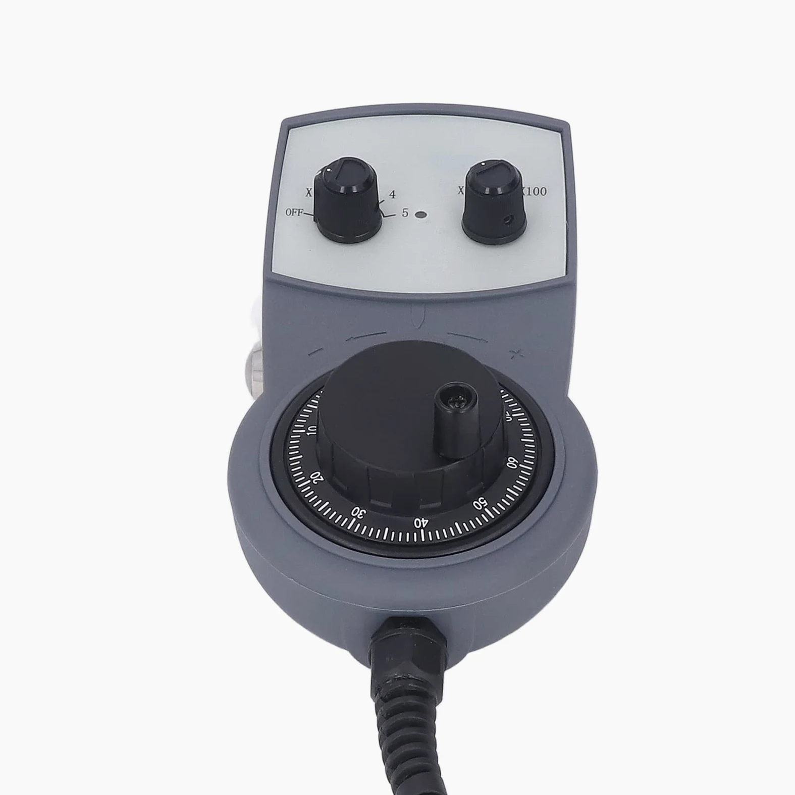 Generic Controlador de Volante Electrónico CNC con Base Magnética para Uso Conveniente en Fabricación, Cables Duraderos, Parada de Emergencia Incluida