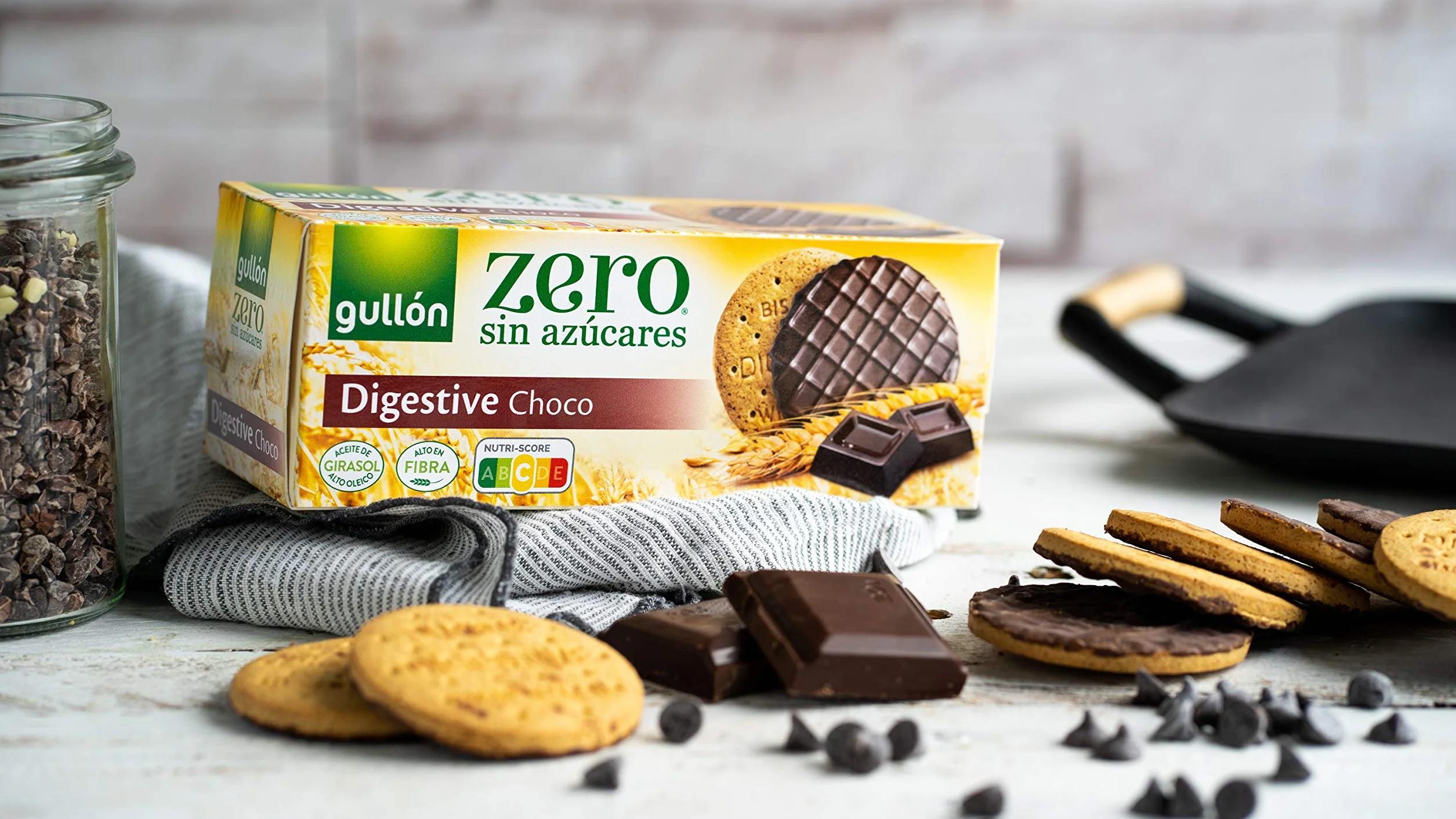 Gullón Galleta Digestive Chocolate ZERO sin azúcares 270g