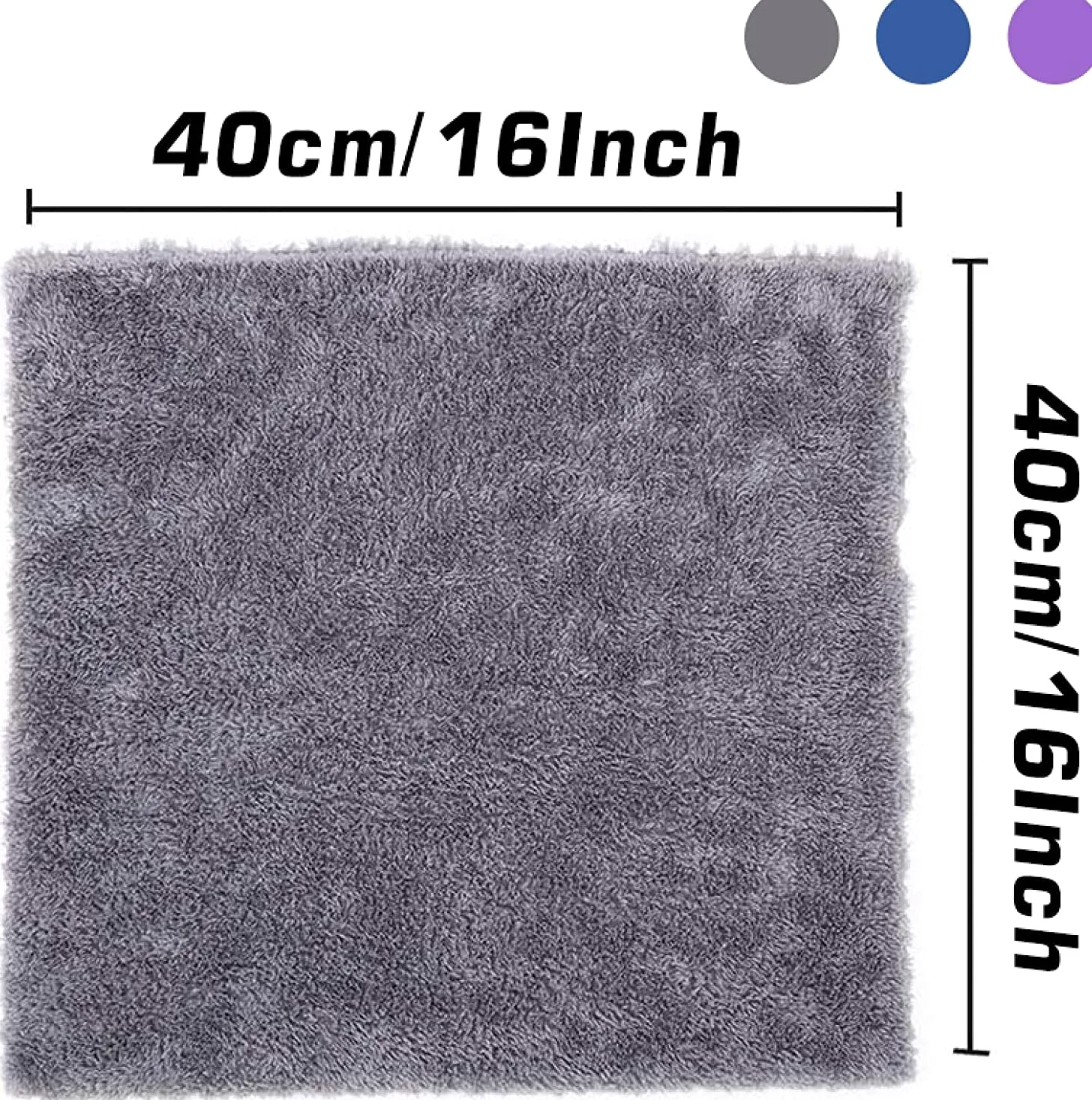 Toalla de lavado de autos Toalla de microfibra Accesorios de lavado de autos 100X40cm Super absorbente Paño de limpieza de autos Toalla automática de microfibra premium Secado de una sola vez (Color