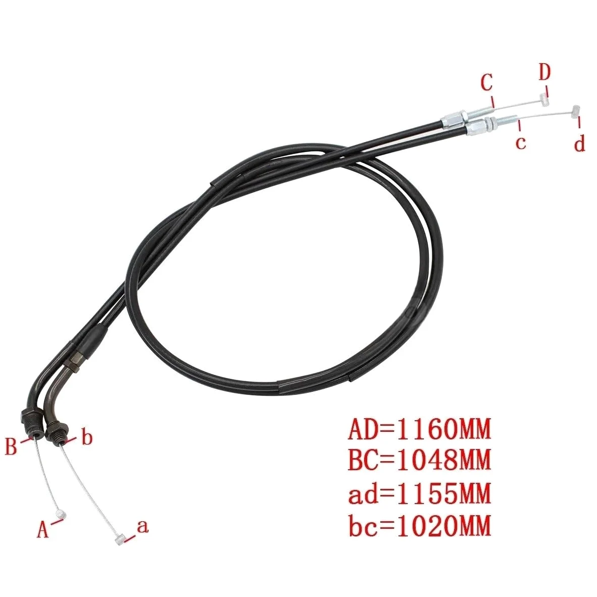 Cable de embrague para motocicleta, acelerador empuje y tracción para Shadow 400 750 VT400 VT750 VF250 VF750 para Steed VLX400 VLX600