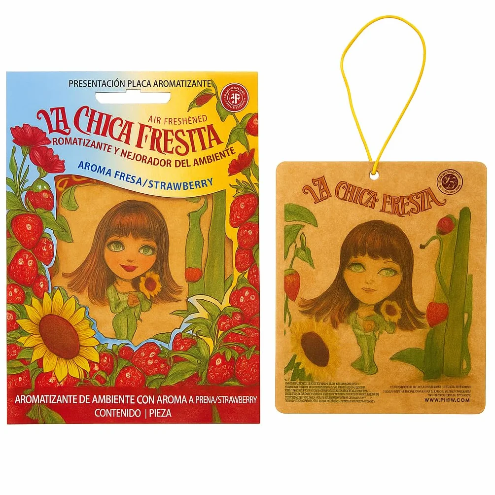 La chica Fresita – Automotive Ambientador (Fresa)