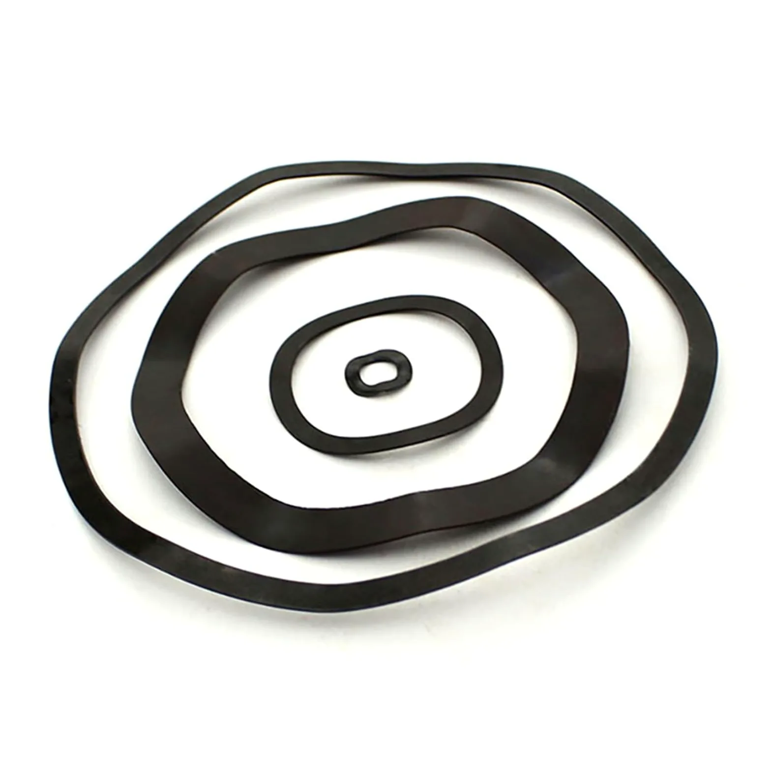 10/50/100 Uds M19 M21 M22 M24 M27 M30 M34 M38 M40 M - M108 acero negro 65MN arandelas de tres ondas arandela de resorte(100pcs,M70x90x0.6)