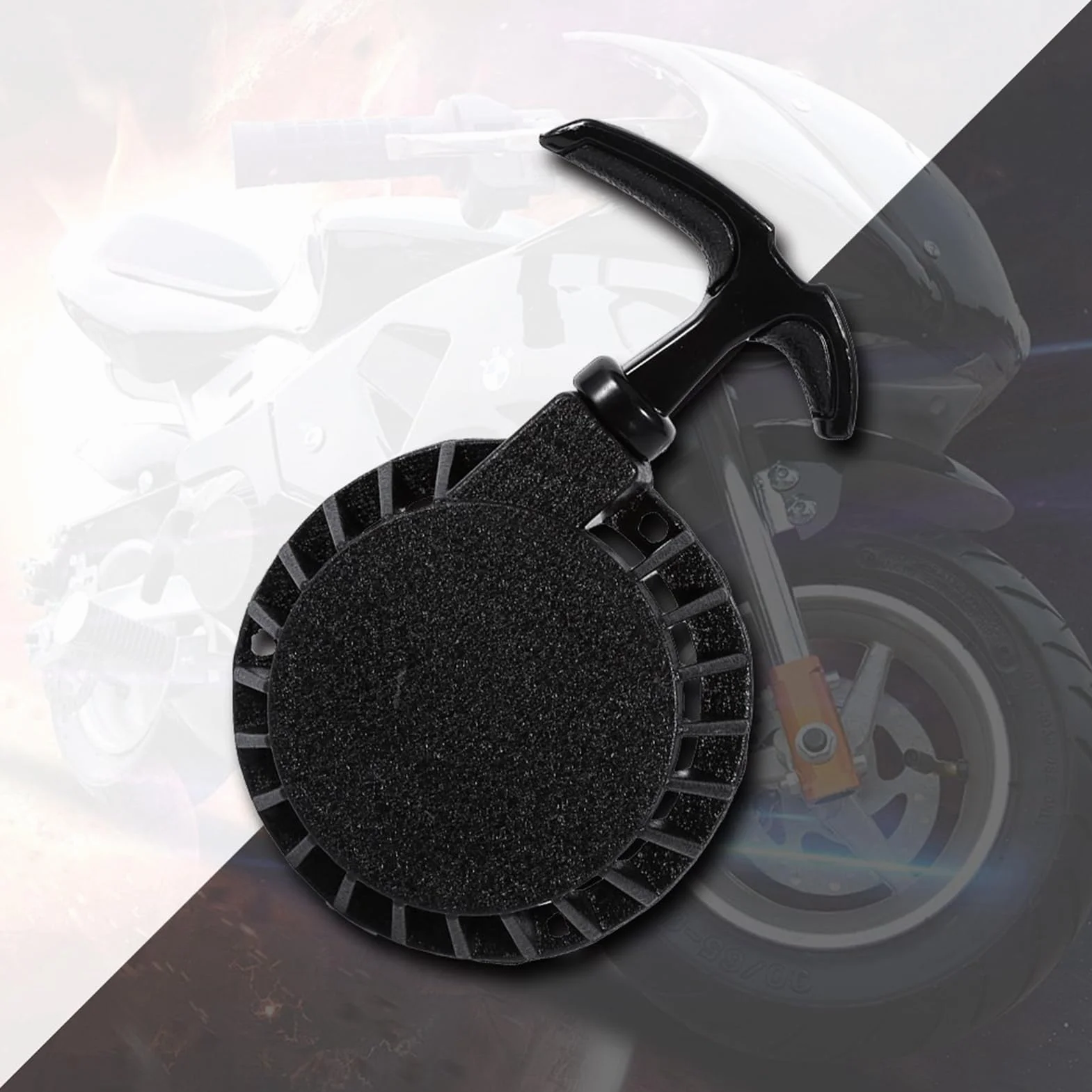 Arrancador de Tracción para Motocicleta,Arrancador de Retroceso de Aluminio,para Mini Moto ATV Quad Dirt Bike de 49CC(14,2x9,5cm)