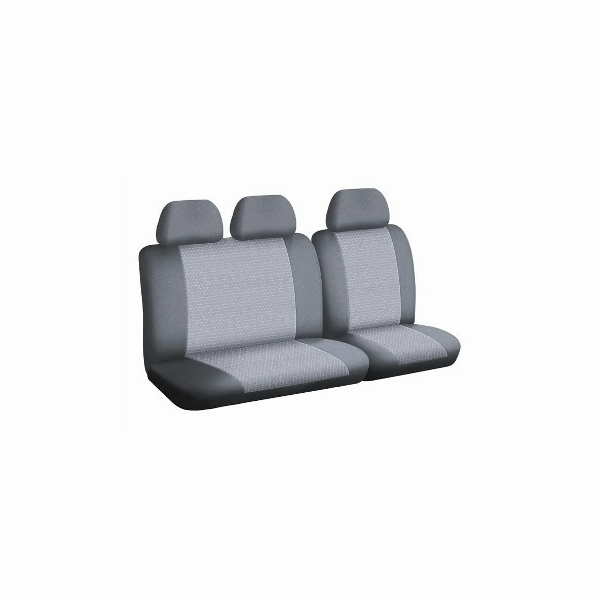 DBS 1011743 Fundas de asientos de Coche / Vehículo comercial - A Medida - Rápida instalación - Polipiel - Compatible Airbag - Isofix