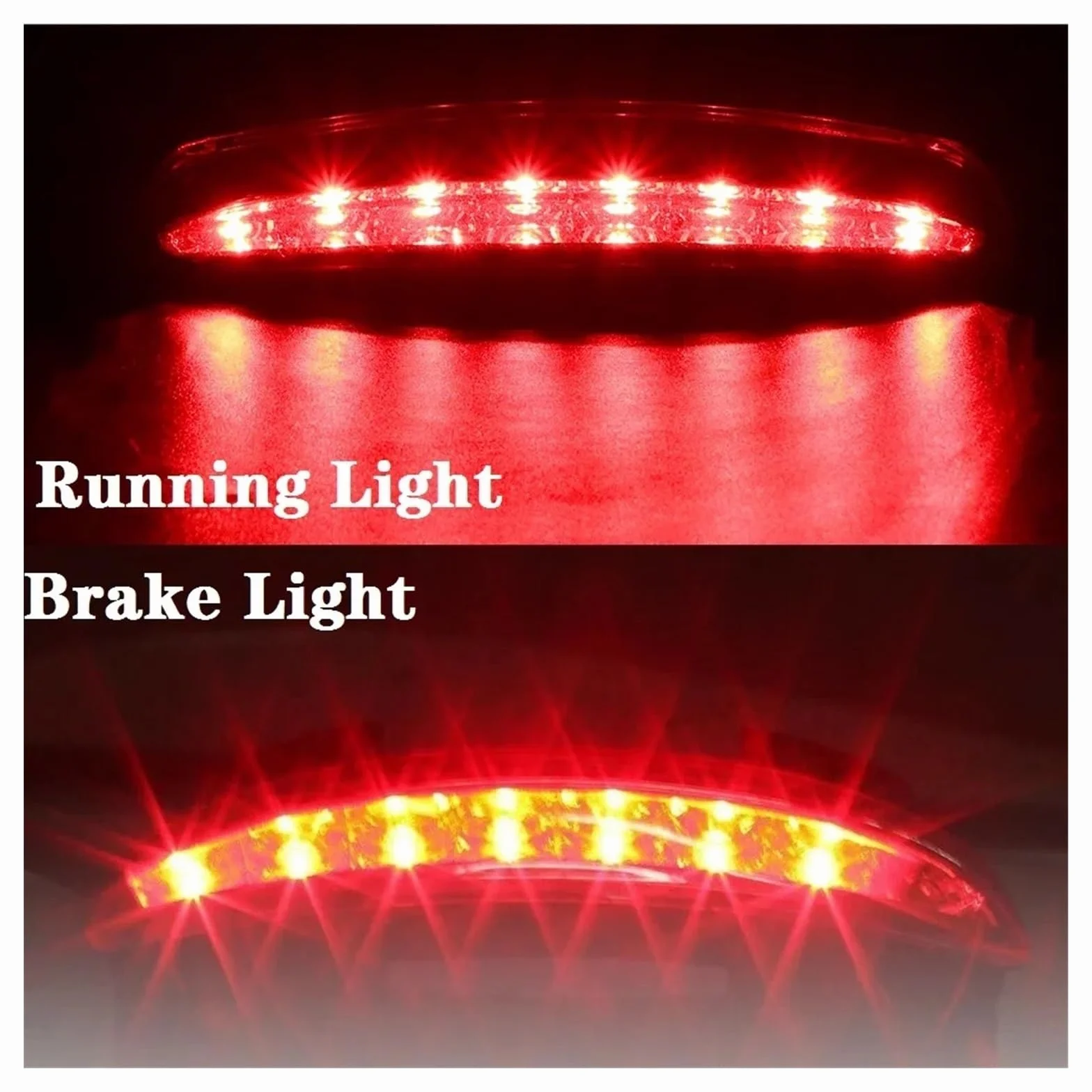 Luz LED De Freno Trasero para Matrícula De Motocicleta, Luz De Freno Y Luz De Circulación para Ha&rley Sportster Iron XL 883 1200 Dyna Softail Luz Traseras de Piezas