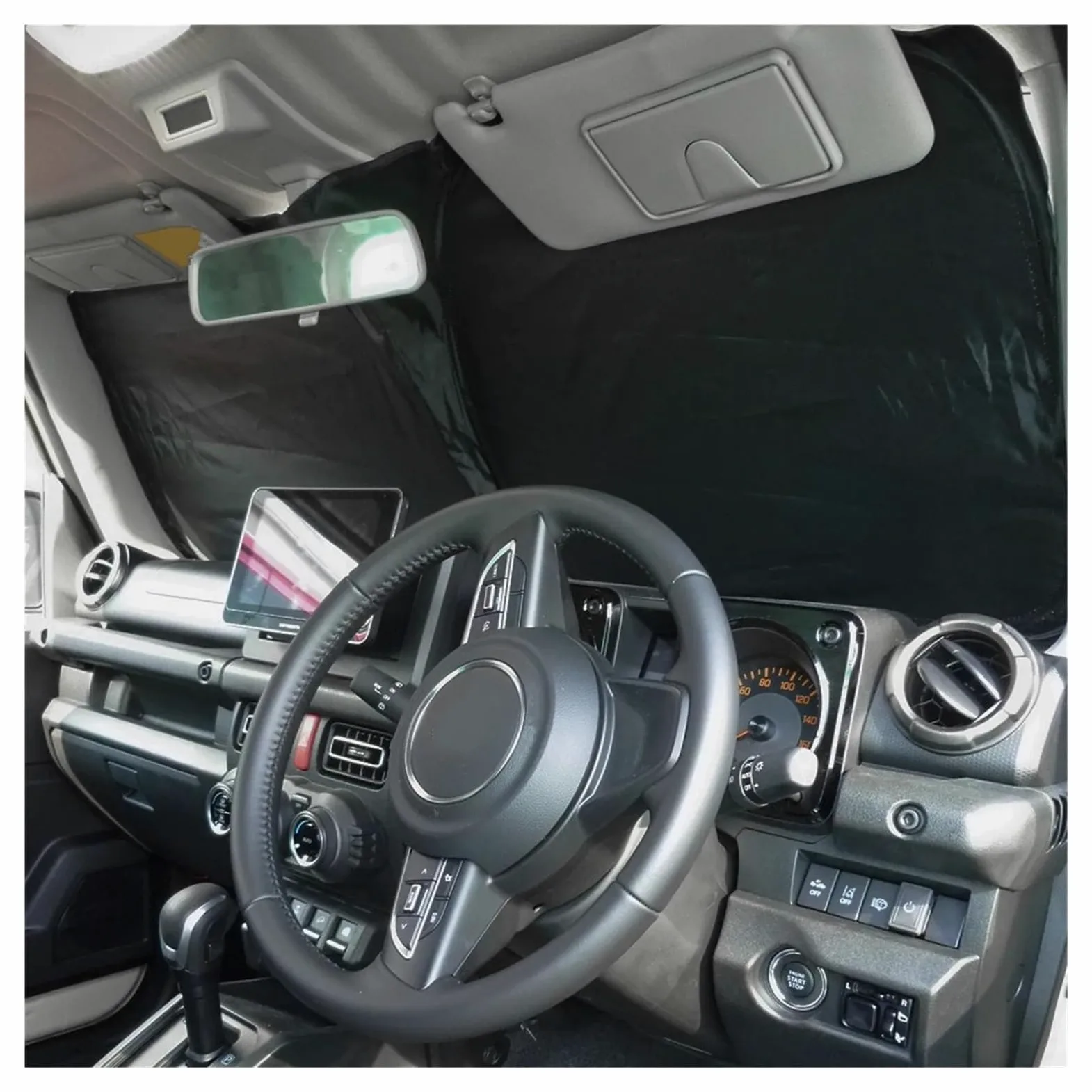 Unidades Parasol Coche para Suzuki para Todos para Wagon DA64V para Dir Parasol Delantero Aislamiento Térmico Sombreado Protección UV