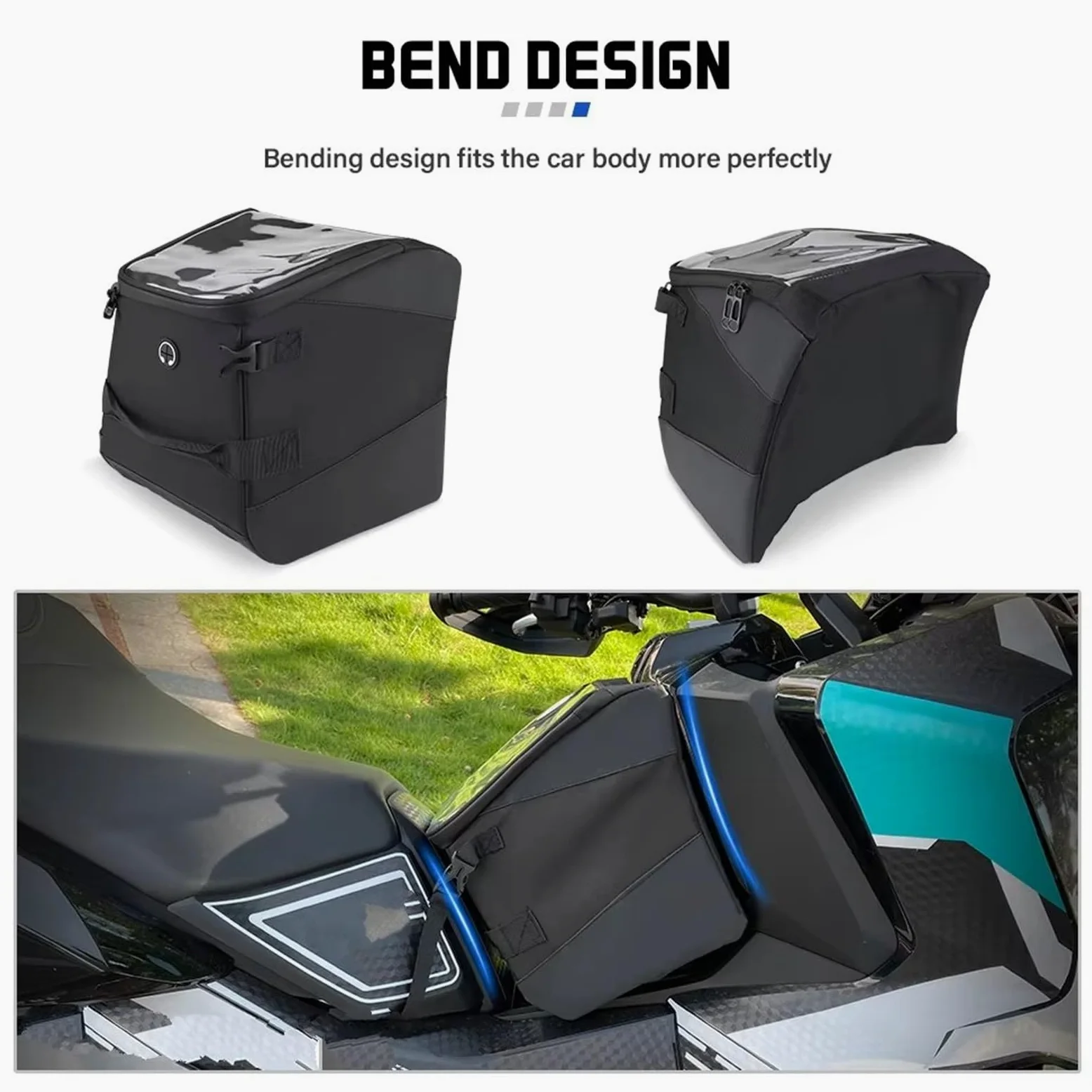 Bolsa Alforja Motor Bolsa Túnel Para ADV350 Para FORZA350 Para NSS350 ADV 350 Para FORZA NSS Almacenamiento Scooter Depósito Cubierta Impermeable | A