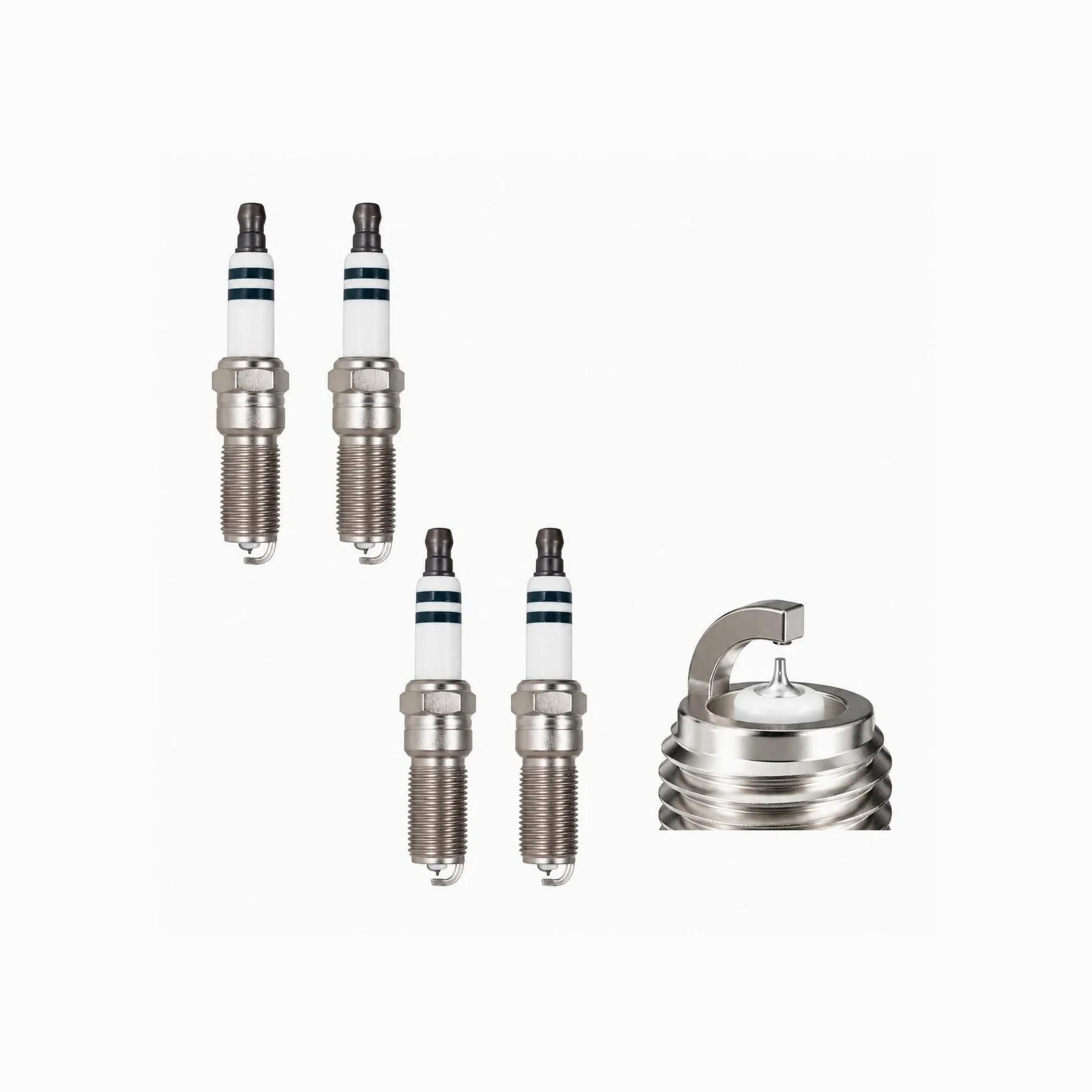 2-8 Piezas Bujía De Iridio 27/31426 QH6RTIP-9 Reemplazo Para 5211024 LTR6BI-9 LTR6AI-9 Para Ford Para Focus 1.5T CAF384WQ06 GTDIQ75(6 pieces TORCH27)