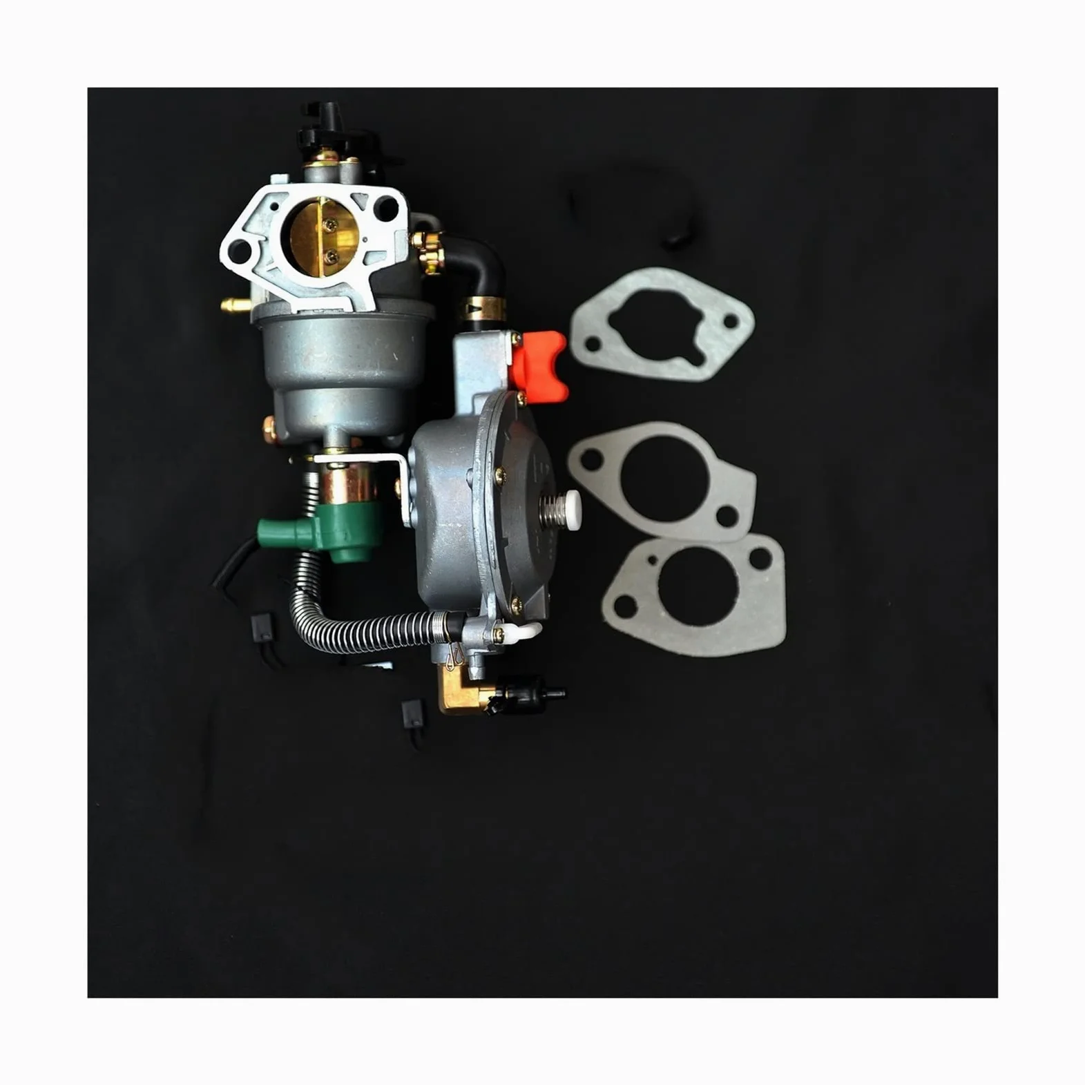 Carburadores Para Generador 188F GX390 Dual Fuel 4.5-5.5KW Auto Choke 90cm * 90cm Para Carburador LPG