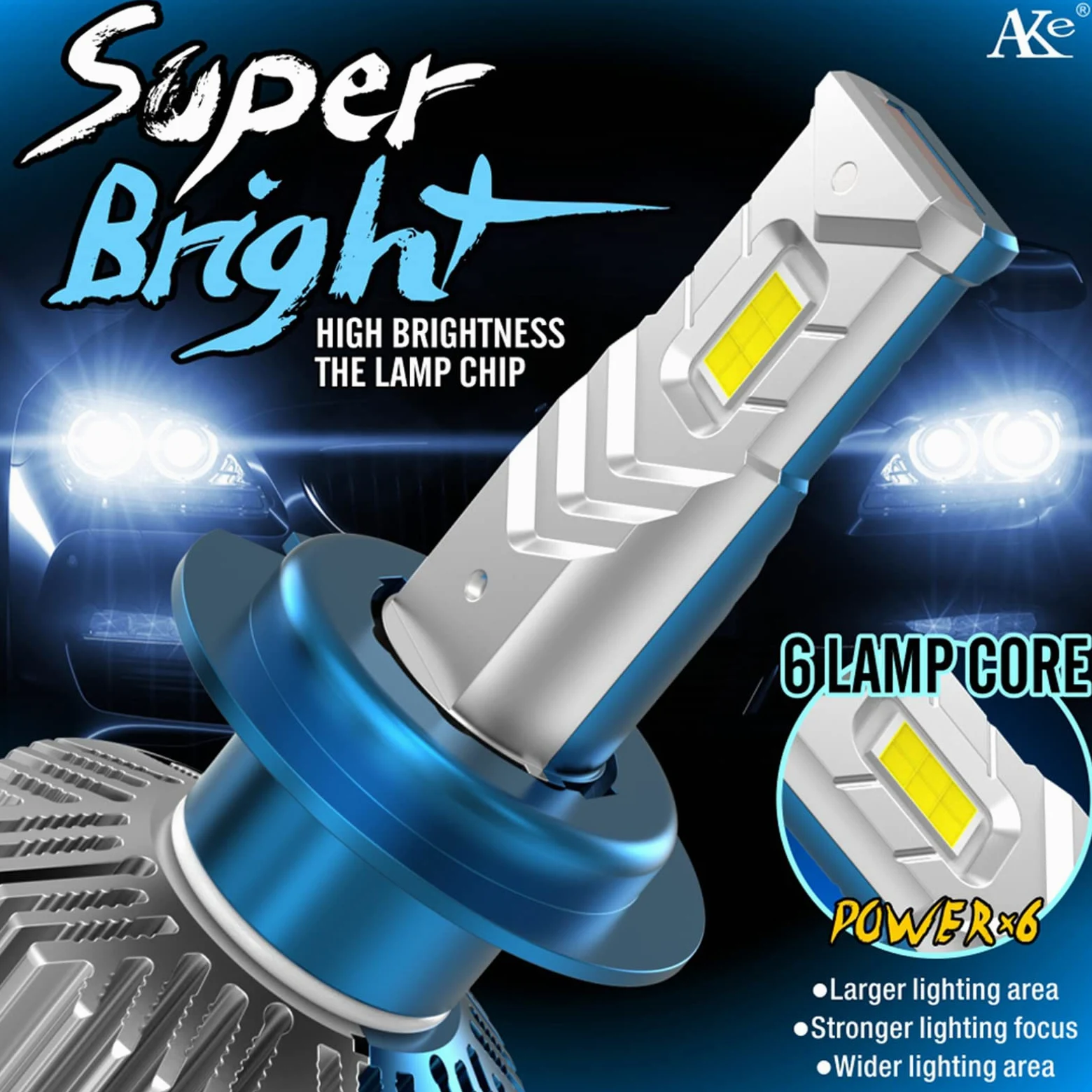 Bombillas LED Para Faros Delanteros, 80 W, 10000 Lúmenes, Faros LED Brillantes, 6500 K, Blanco Frío, Kit De Conversión De Faros LED IP68 A Prueba De Agua, Instalación Rápida, Paquete De 2,H4
