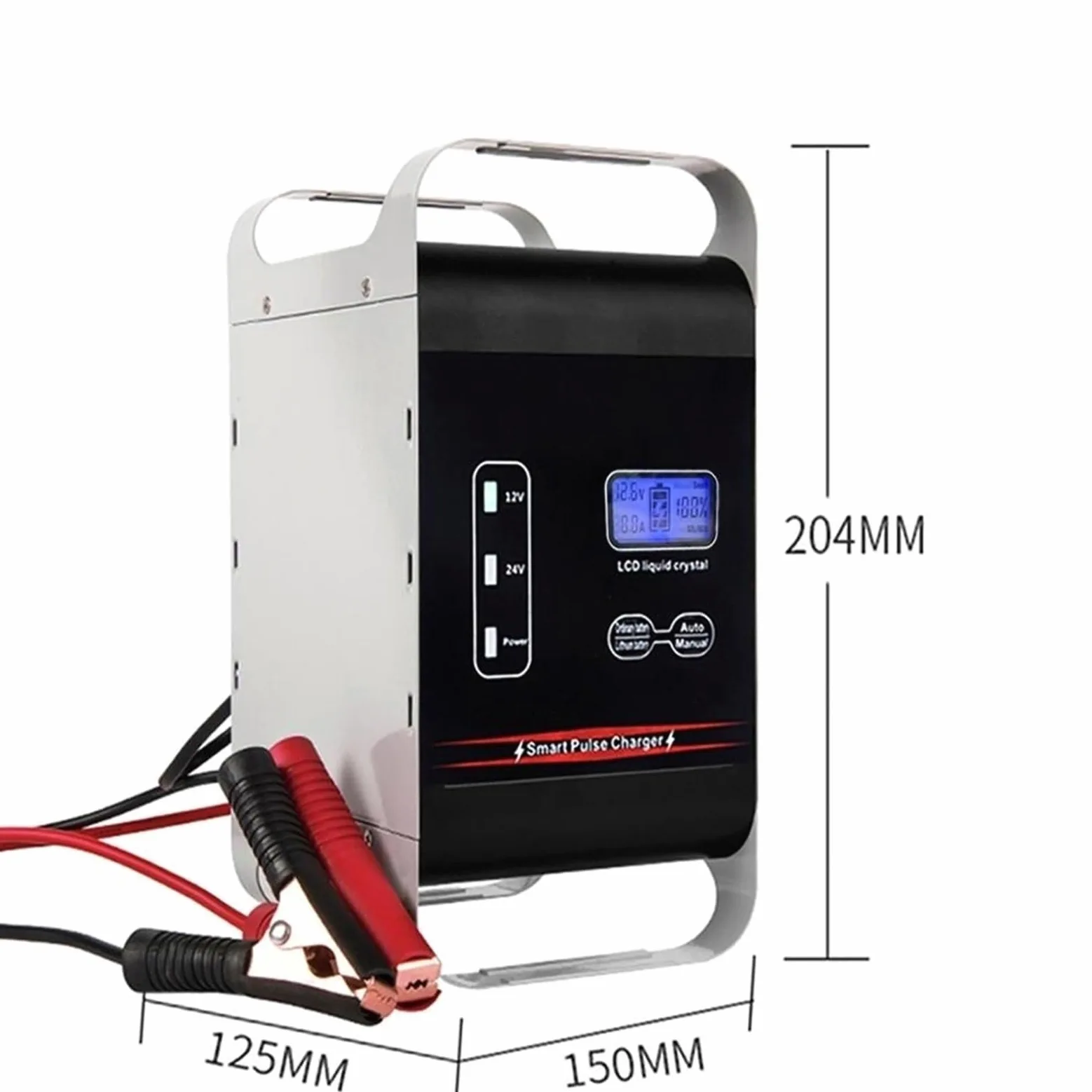 Arrancador De Coches 12V 24V 600W de gran alcance de la batería del cargador del coche 6A - Móvil 100A 200A 400Ah Barco Auto Carretilla elevadora de almacenamiento de carga rápida Arrancador De Bateri