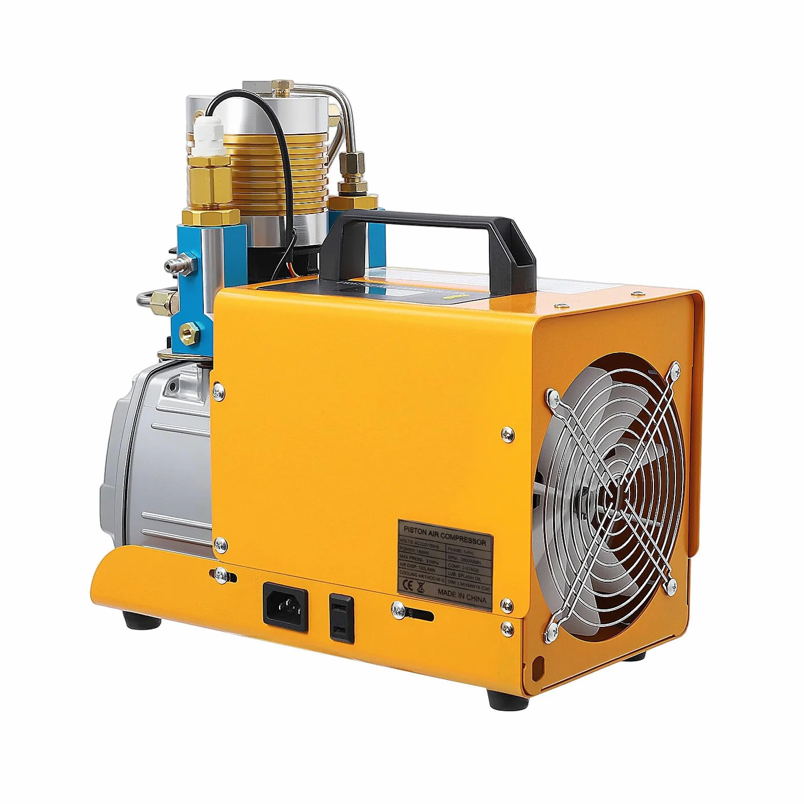Compresor PCP Bomba de compresor de aire de 1800 W, compresor de aire de alta presión, bomba de aire de alta presión, bomba de compresor de 30 MPA, compresor de parada automática