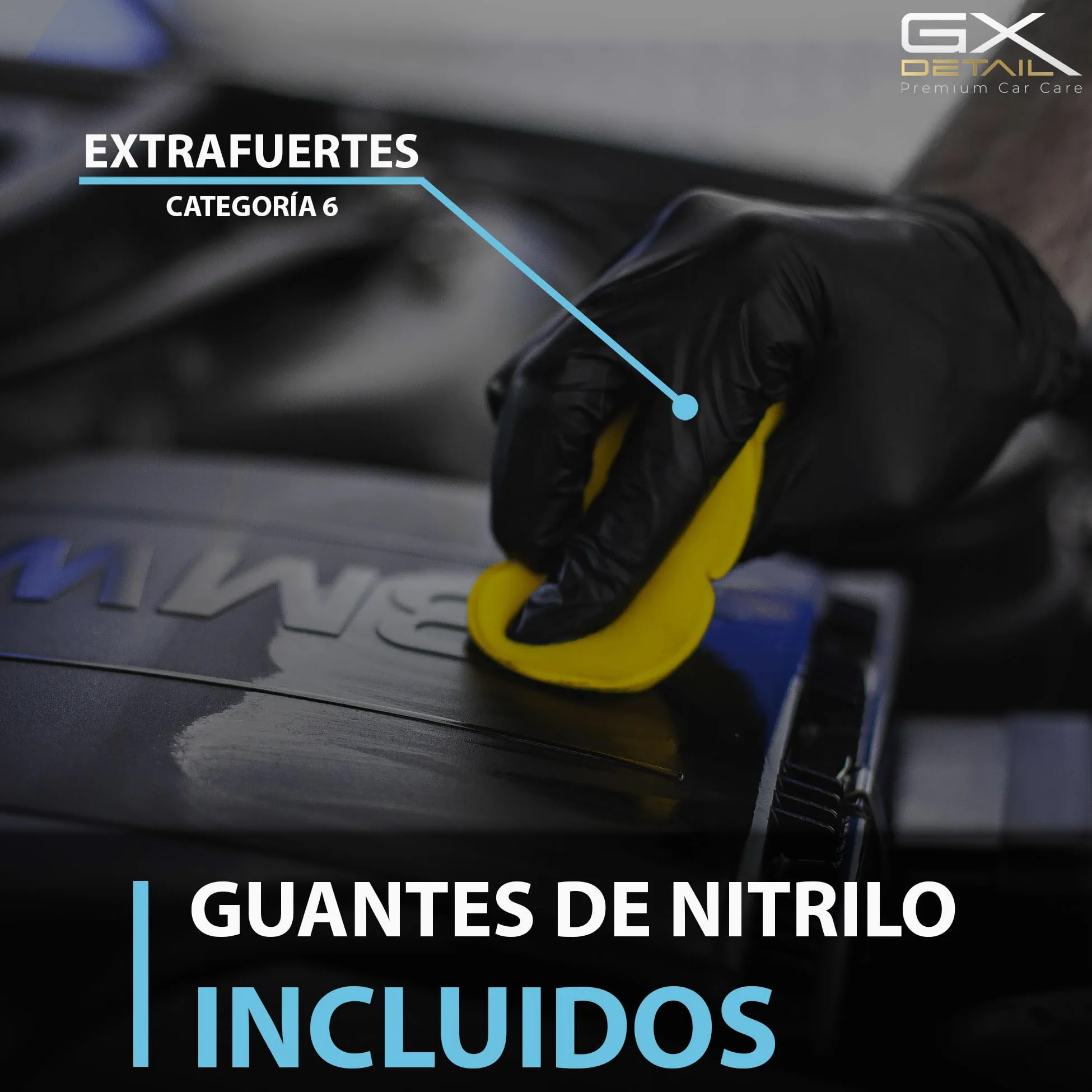GxDetail Recuperador de Plásticos y Abrillantador Hidratador de Plástico y Neumáticos Coche y Moto 5 Litros – Recuperador de Gomas Viejas, Interior, Exterior, Ruedas.
