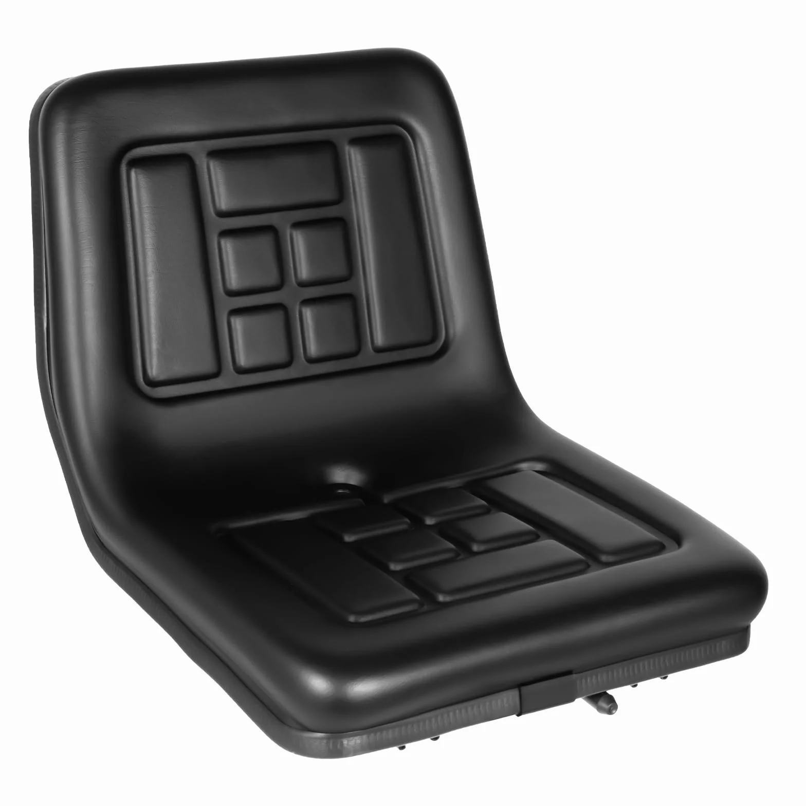 Asiento de tractor para cortacésped para carretilla elevadora, excavadora, cortacésped, volquete, asiento impermeable, 36 x 35 x 30 cm, color negro