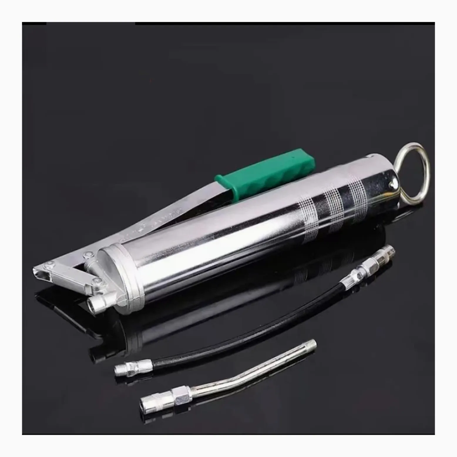 Boquilla Bomba de Engrase Grasa neumática de 500 CC para Pistola, Herramienta de Acero Pesado, Grasa para Bomba de compresor neumático Bomba de Engrase(B)
