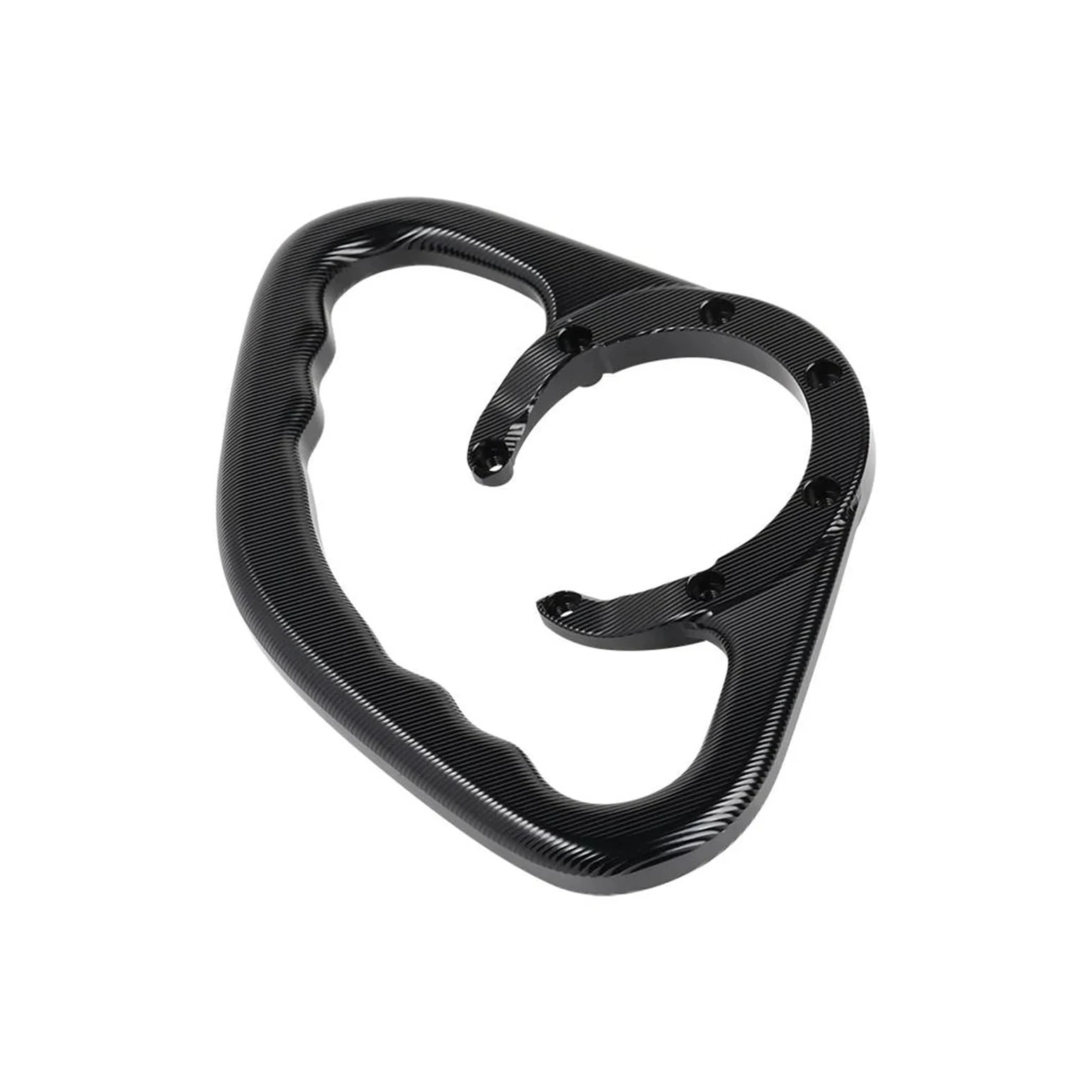 Asa Agarre Pasajero Motocicleta para Suzuki GSR 600 750 GSX-S 750 1000 F SV 650 A GW250 DL650 XT DL 1000 Reposabrazos Tanque Combustible Motocicleta Empuñadura Trasera Pasajero(Negro)