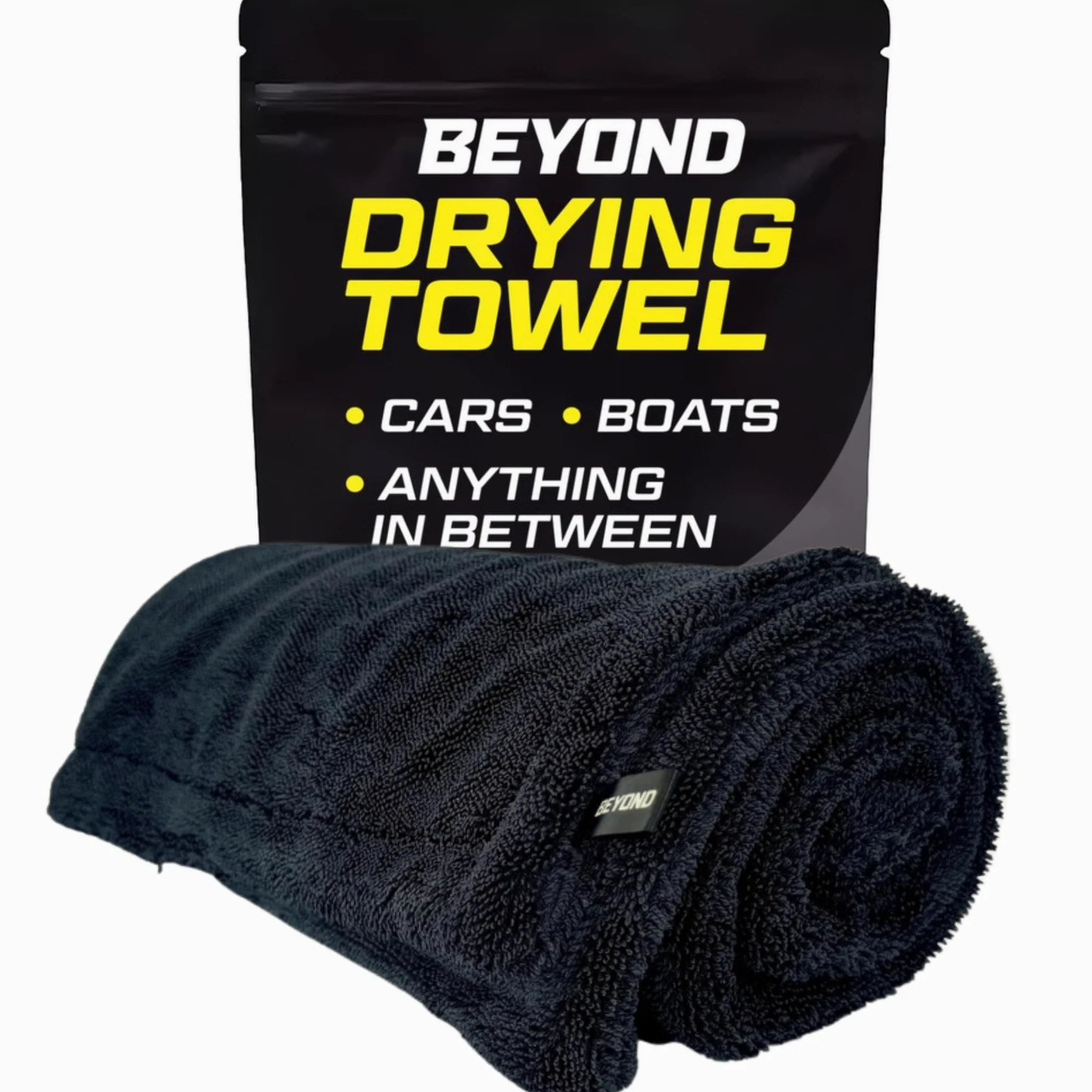 Toalla de secado Beyond | Toalla de microfibra súper absorbente para coches, barcos y limpieza