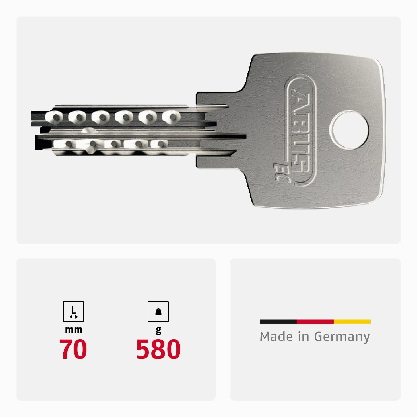 DETECTO 7000 RS1 Flame Black Bloqueo Disco de Fren