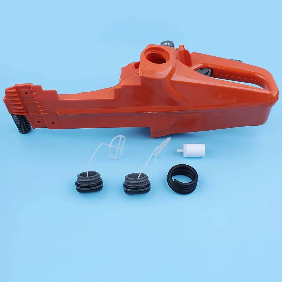 Kit de línea de filtro de tapa de montaje de manija trasera de tanque de combustible de Gas for repuestos de motosierra hus-qva-rna 362 365 371 372 372XP