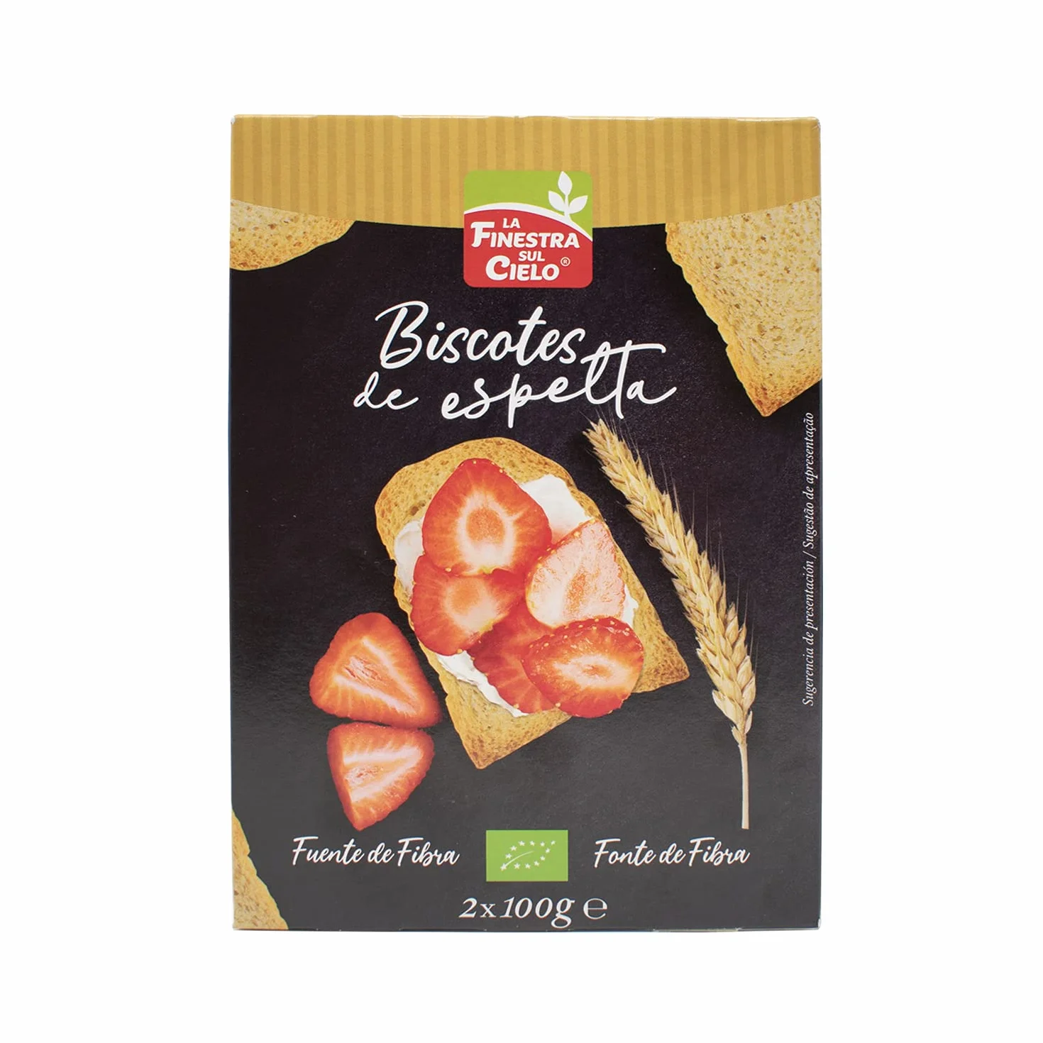 Biscotes de Espelta Bio 200g La Finestra sul Cielo