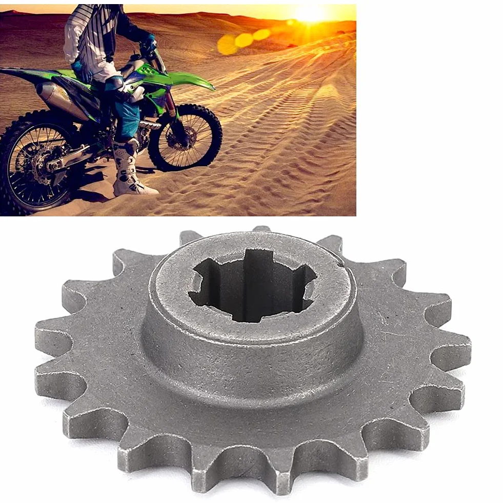 Piñón de Caja de Cambios, Repuesto de Metal de Calidad para Mini Motocicleta ATV Quad Dirt Pocket de 47, 2 Tiempos, con Fácil Instalación, Resistente a la Corrosión (17 Dientes)