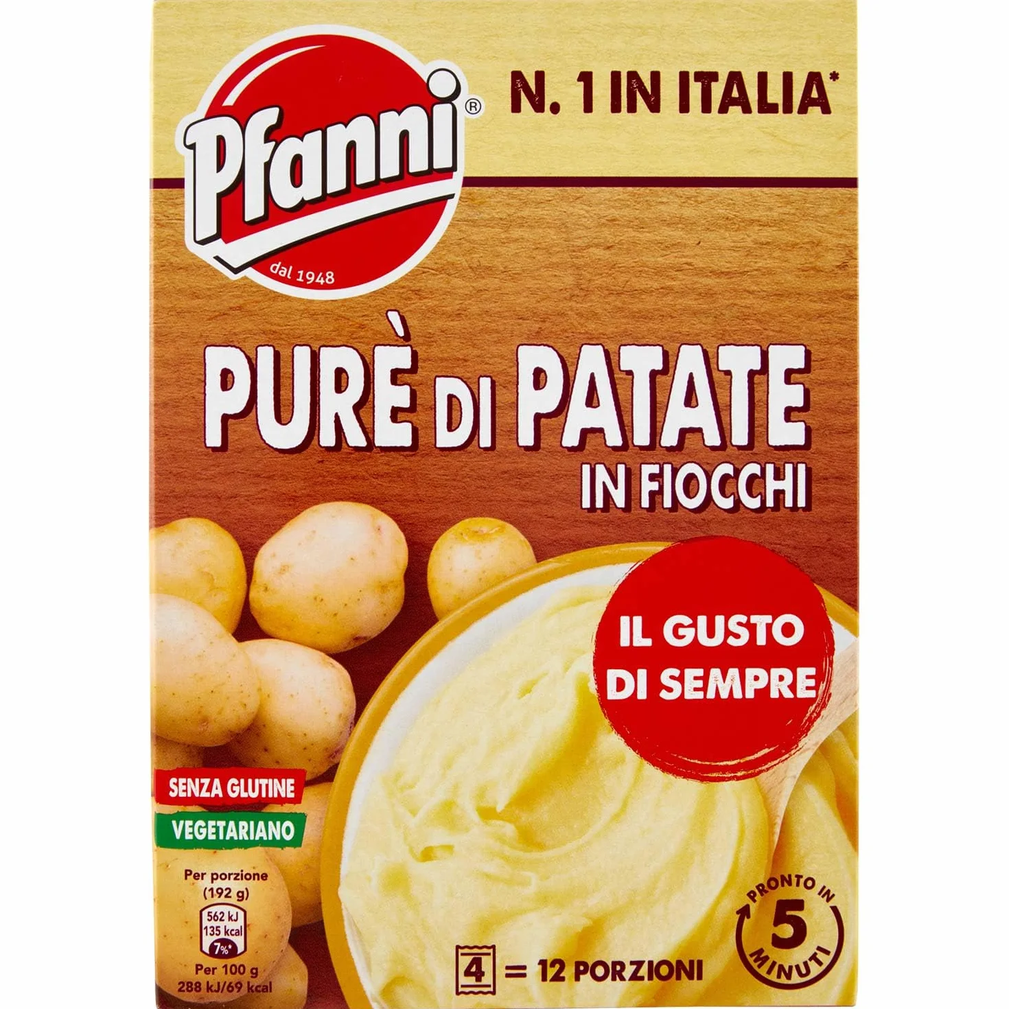 Pfanni 4 patatas puras, 300 g