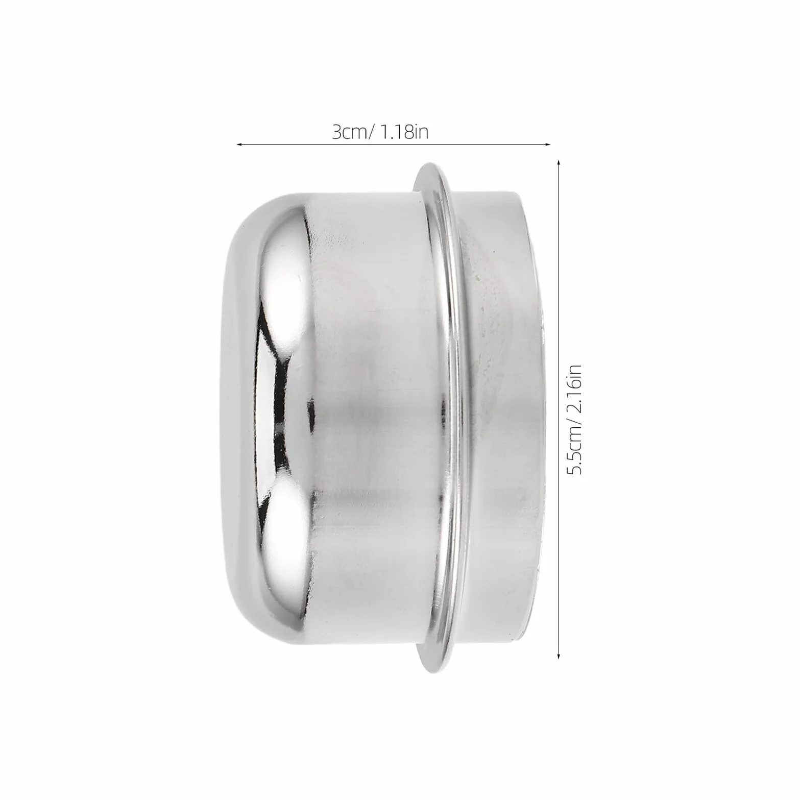 IMIKEYA 2 Tapas Instalación Rápida Antipolvo de Aluminio y Rendimiento Estable, Cubiertas Protectoras para Cubo de Rueda de Remolque para Ejes de Remolque