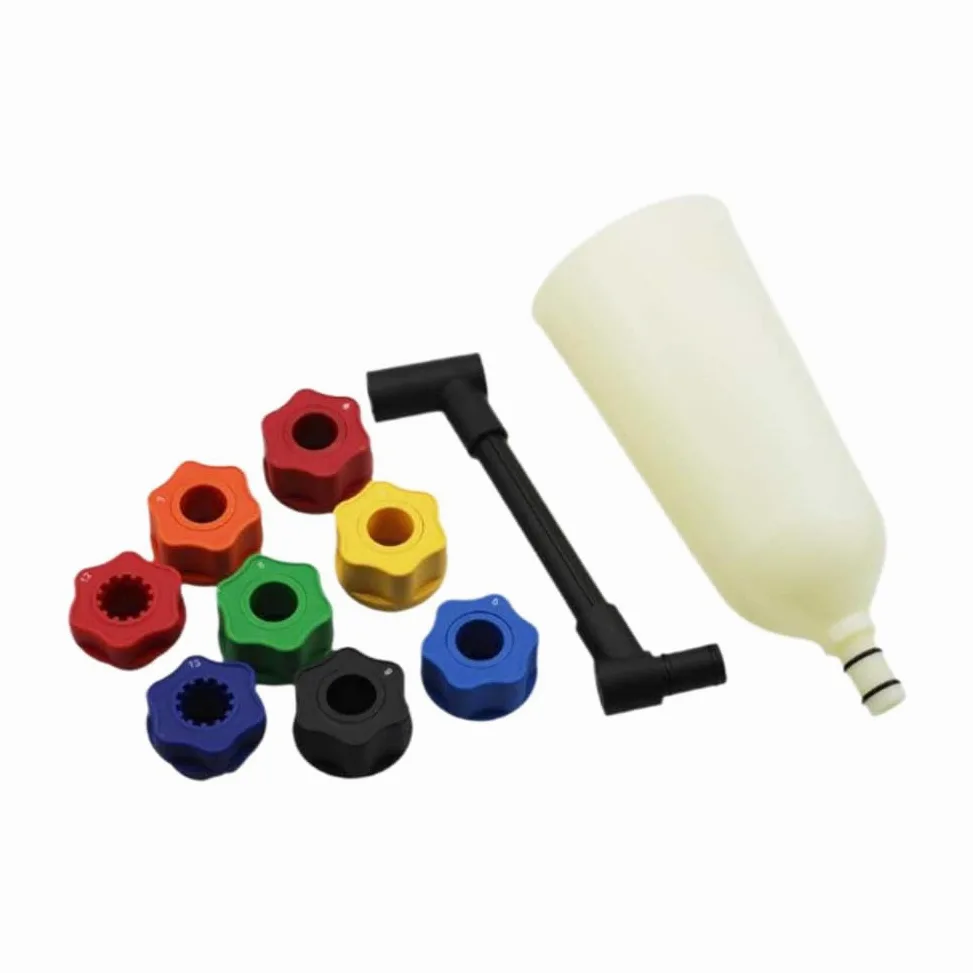 Juego de embudo de aceite, extensión Flexible, reemplaza pieza, reparación de automóviles portátil