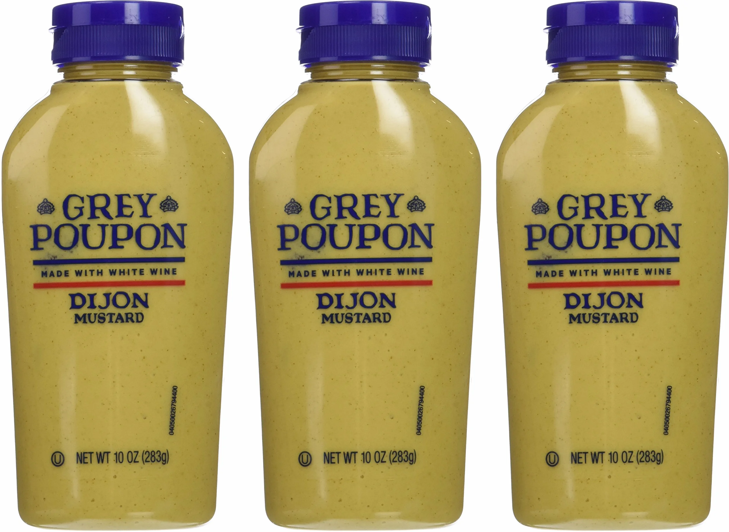 Grey Poupon Dijon Mustard 10 oz Pack of 3