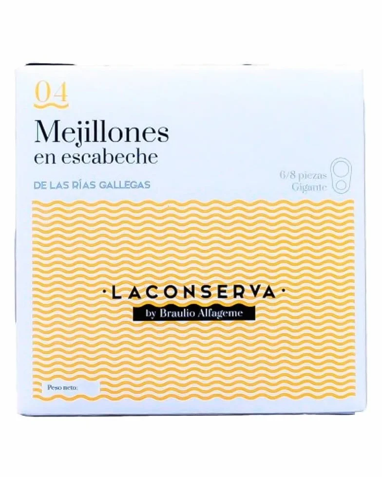 Mejillones de las Rías Gallegas en escabeche