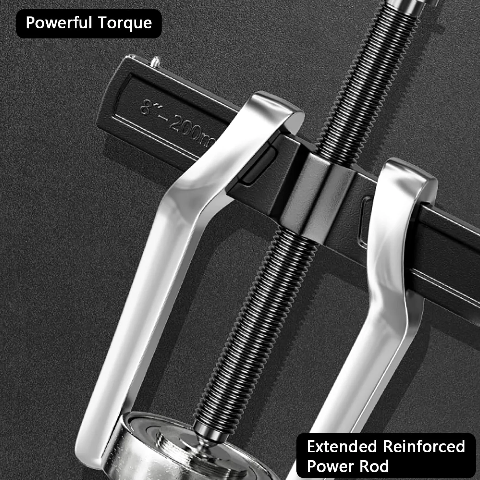 Extractor de Engranajes Pequeño de 2 Mordazas, Separador de Rodamientos Reversible, para Extracción Externa e Interna de Ruedas(16in)