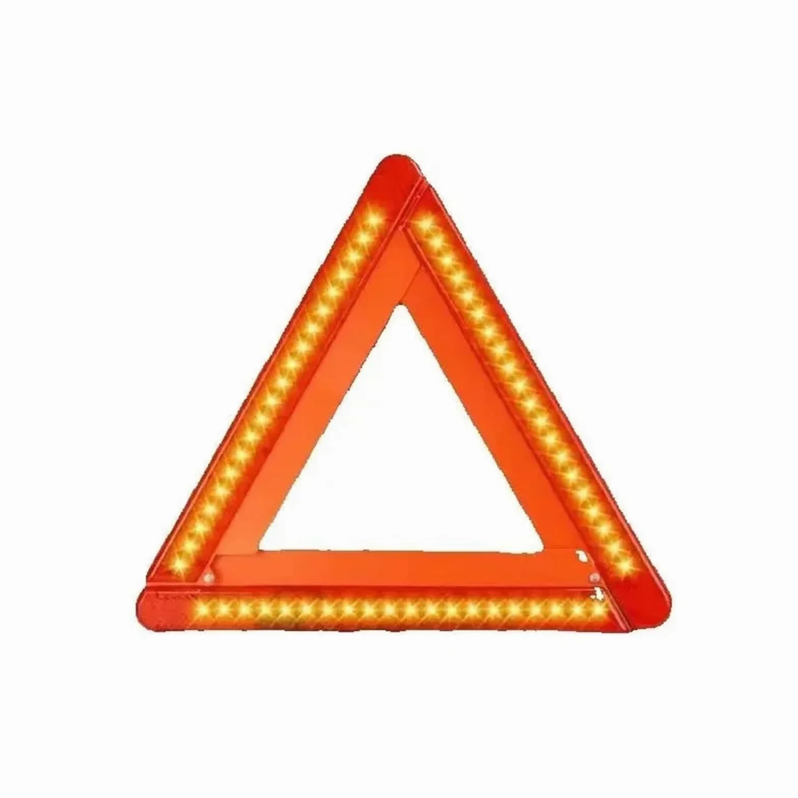Triángulo de señalización Triángulo de Advertencia Plegable, Seguridad, Alarma Emergencia, Parada Peligro, señal tráfico roja, trípode para vehículo Triángulo de Advertencia