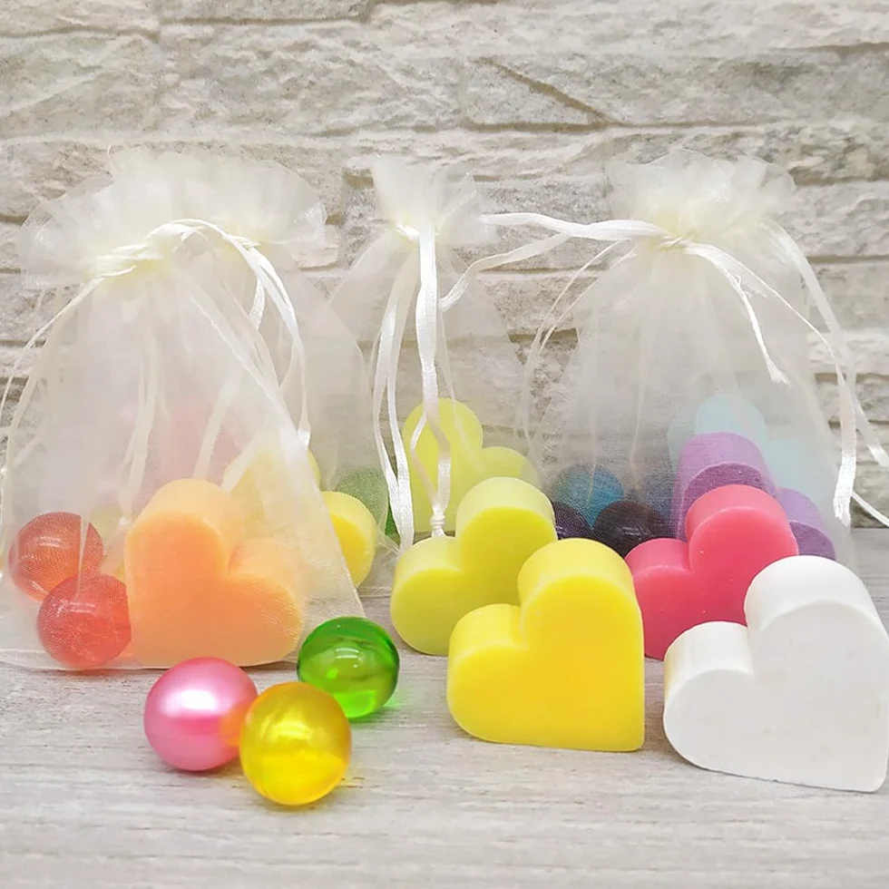 Pack regalo 12 Perlas de baño aromatizada aceite de soja hidratante aroma varios