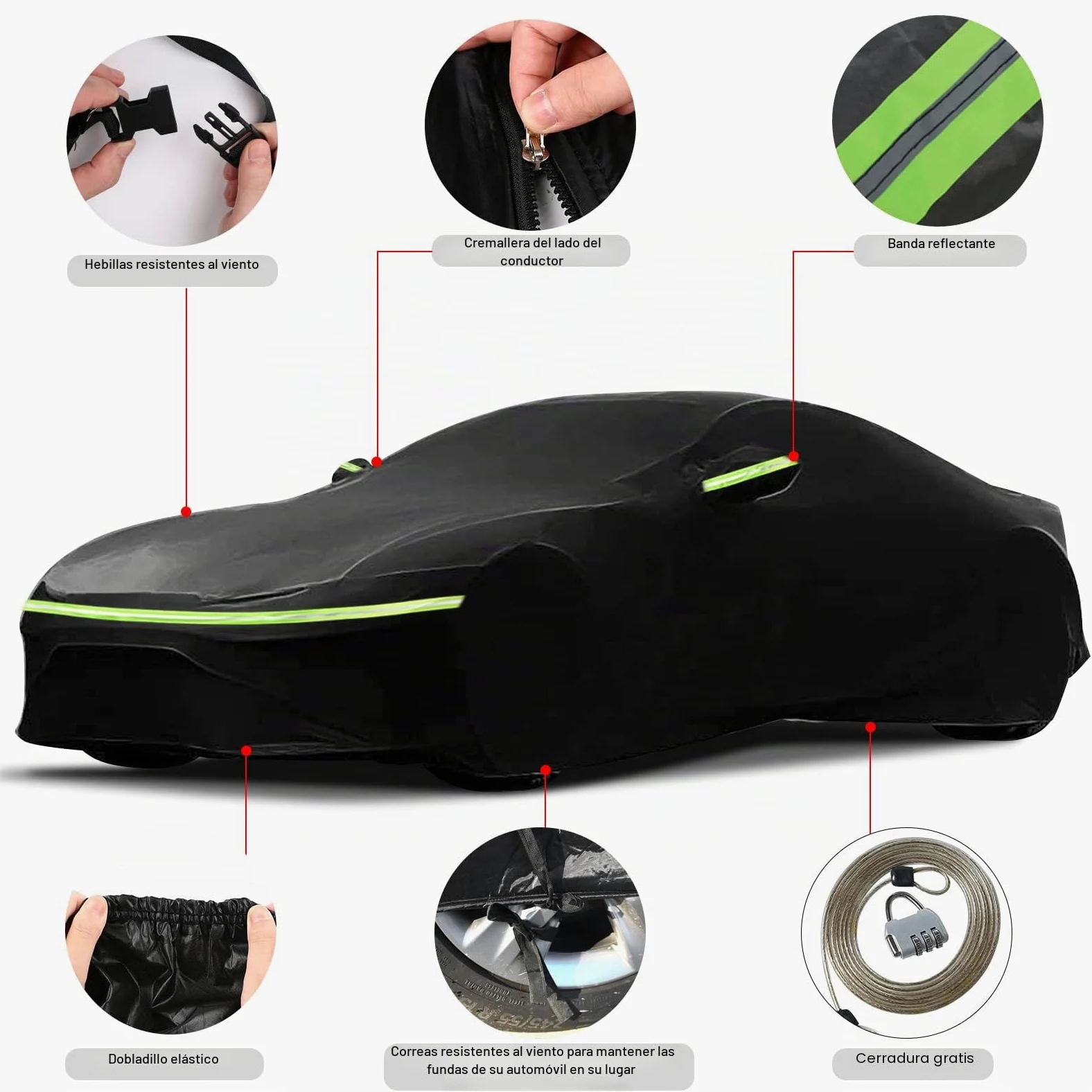 Funda Coche Reemplazo para Porsche 911 (Series 991/992/996/997) 1998-2024, Funda para Coche Exterior Cubre Coches Impermeable Transpirabl Coberturas Completas protección de Nieve, Lluvia, Polvo