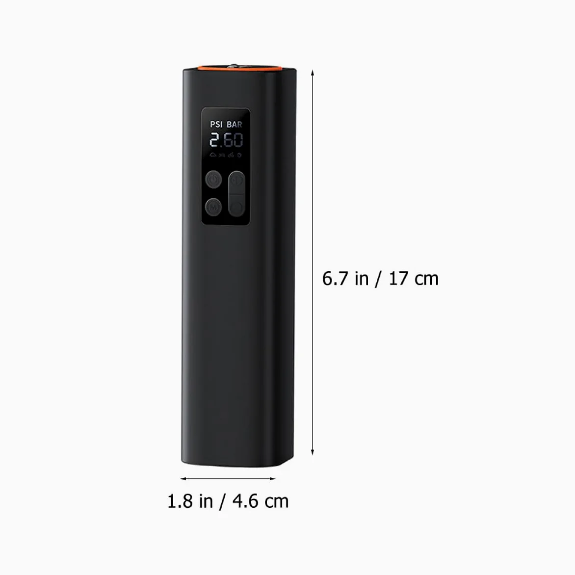 MAGICLULU Inflador de Neumáticos Linterna para Coche y Bicicleta Portátil y Compresor Eléctrico Pantalla Digital Ligero para Camping | Auto Stop a Presión Preajustada, para Coche y Bicicleta, Uso en Senderismo y Camping