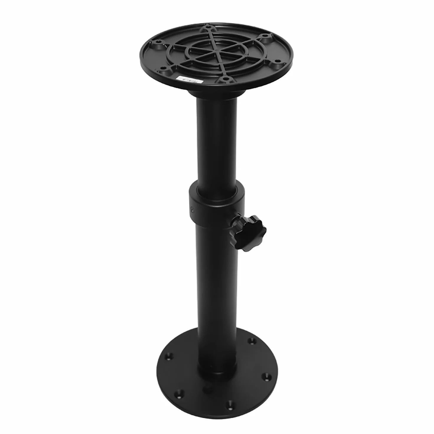 Patas de Mesa para Autocaravanas,Altura Regulable 46-70 cm,Pata de Mesa RV Desmontable para Autocaravana,Barco,Yate,Camper,Negro