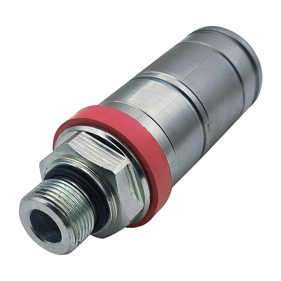Acoplamiento rápido hidráulico hembra 1/2 pulgada M22x1.5 acero compatible tractores 6400 6410 6420 Massey Ferguson