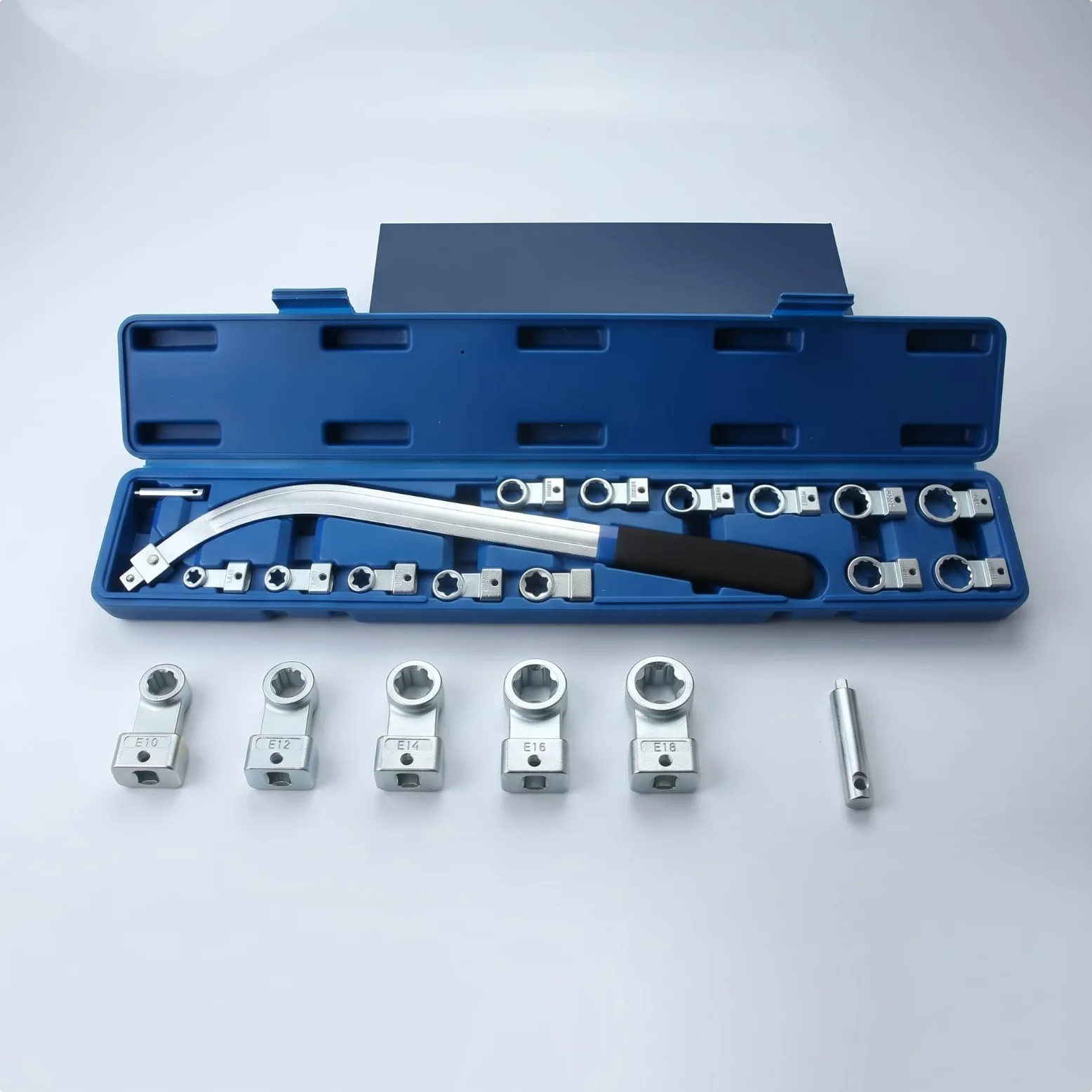 15 Pieces Alta Resistencia Extractor Poleas Motor Kit Extracción Poleas Juego Extractor Correas Mango Negro
