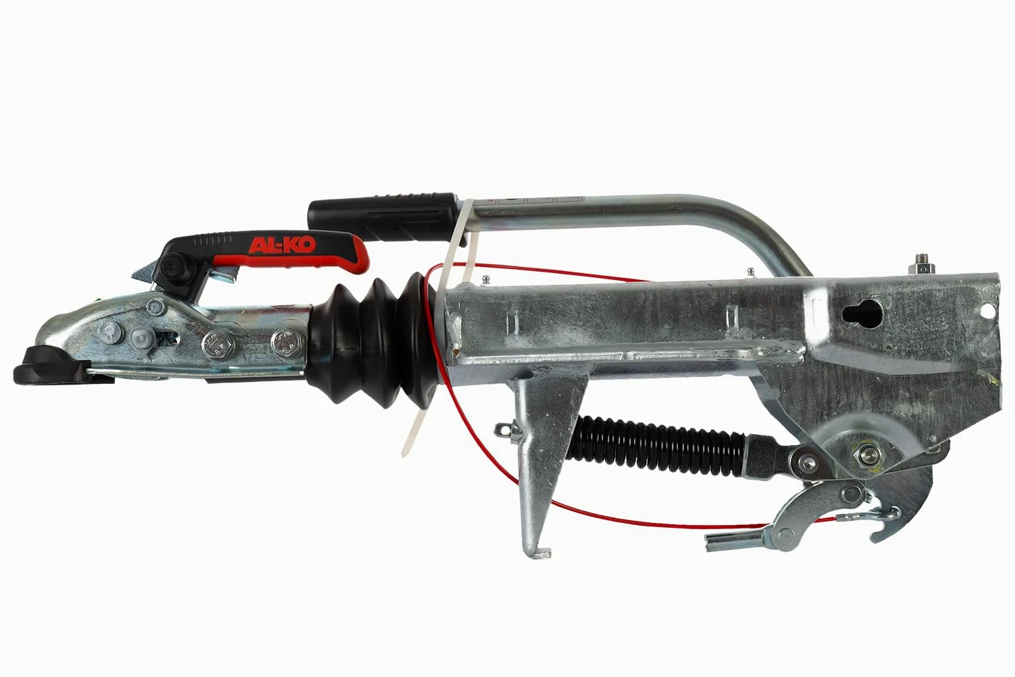 AL-KO Dispositivo de inercia con Enganche AK161 para Remolque 161S 950-1600 kg Lanza en V Freno de inercia Carga Vertical 100 kg Montaje Superior o Inferior galvanizado