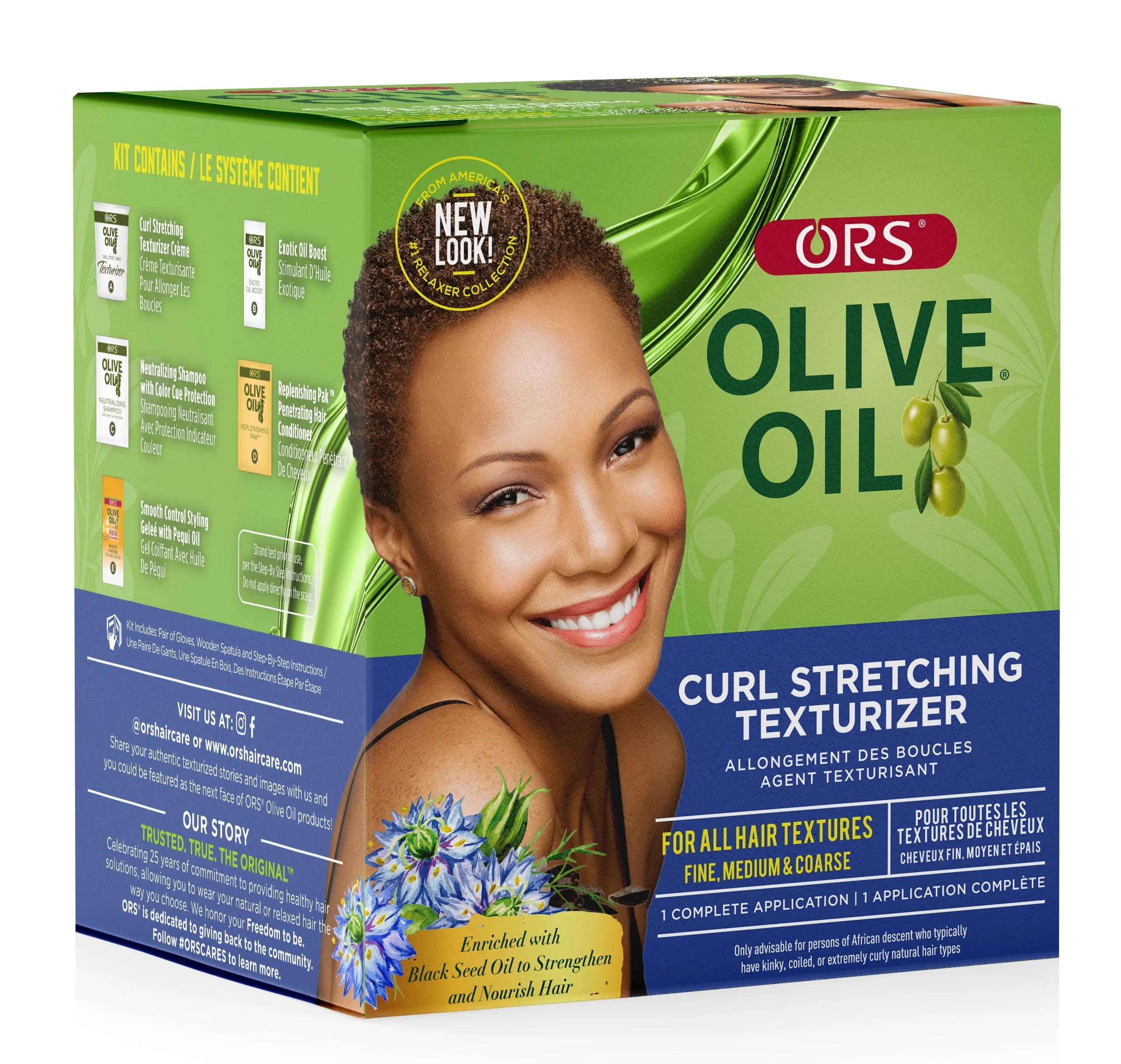 ORS Aceite de oliva Curl Estiramiento Texturizador Kit